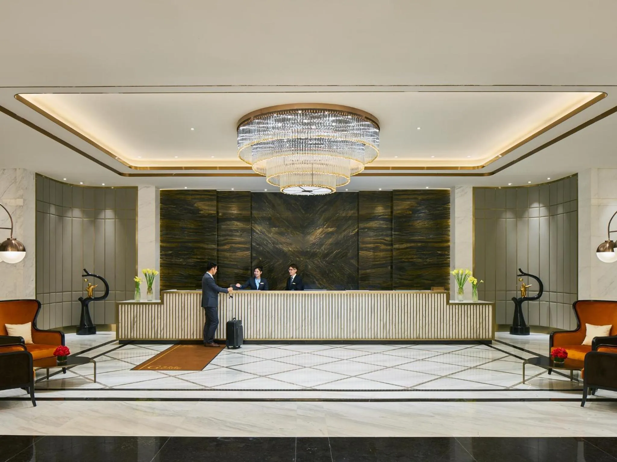 Lobby or reception in PRIMUS Hotel Wuhan Hannan