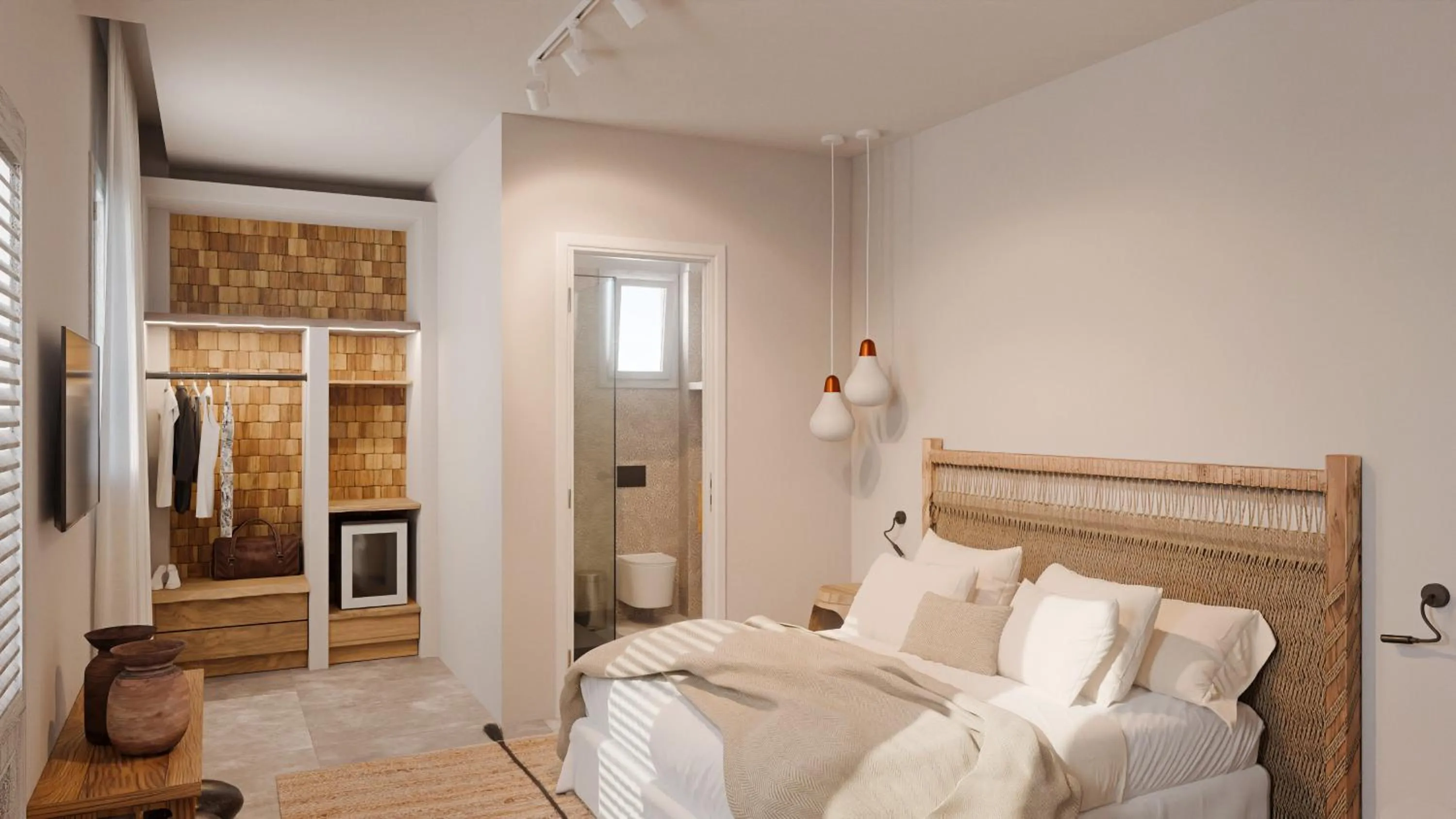 Photo of the whole room, Bed in F Fine Suites - Adults Only