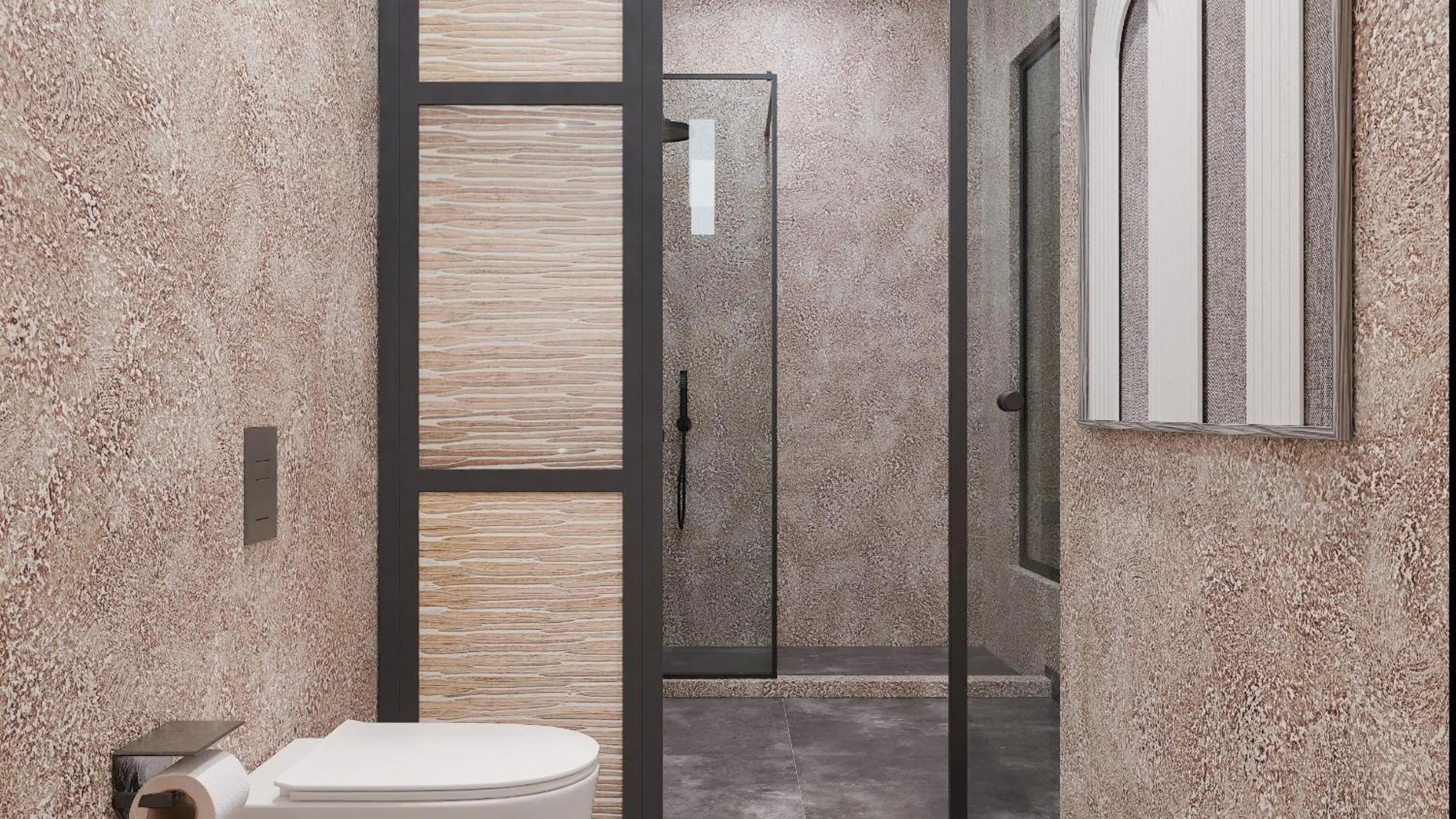 Shower in F Fine Suites - Adults Only