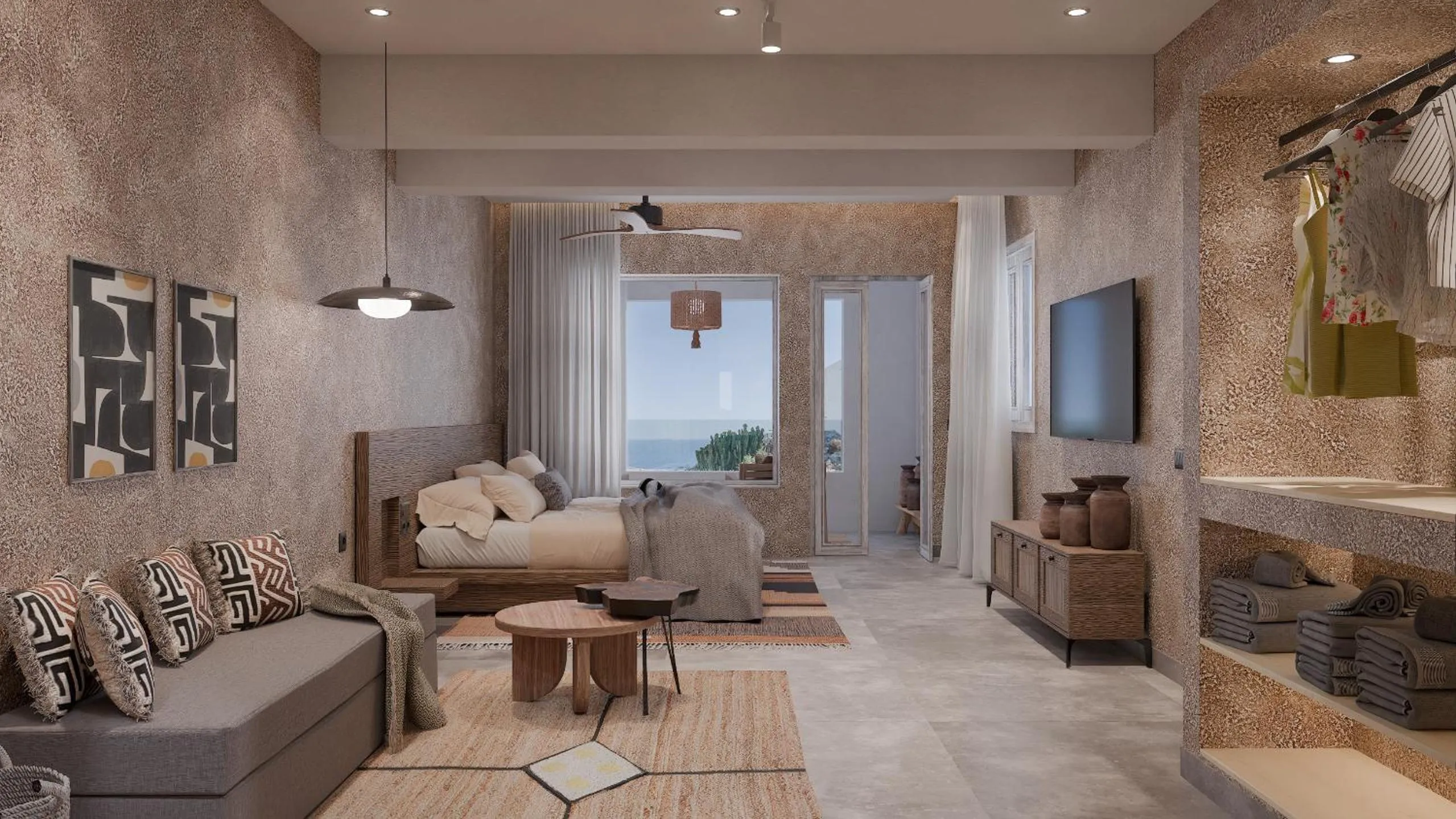 Balcony/Terrace in F Fine Suites - Adults Only