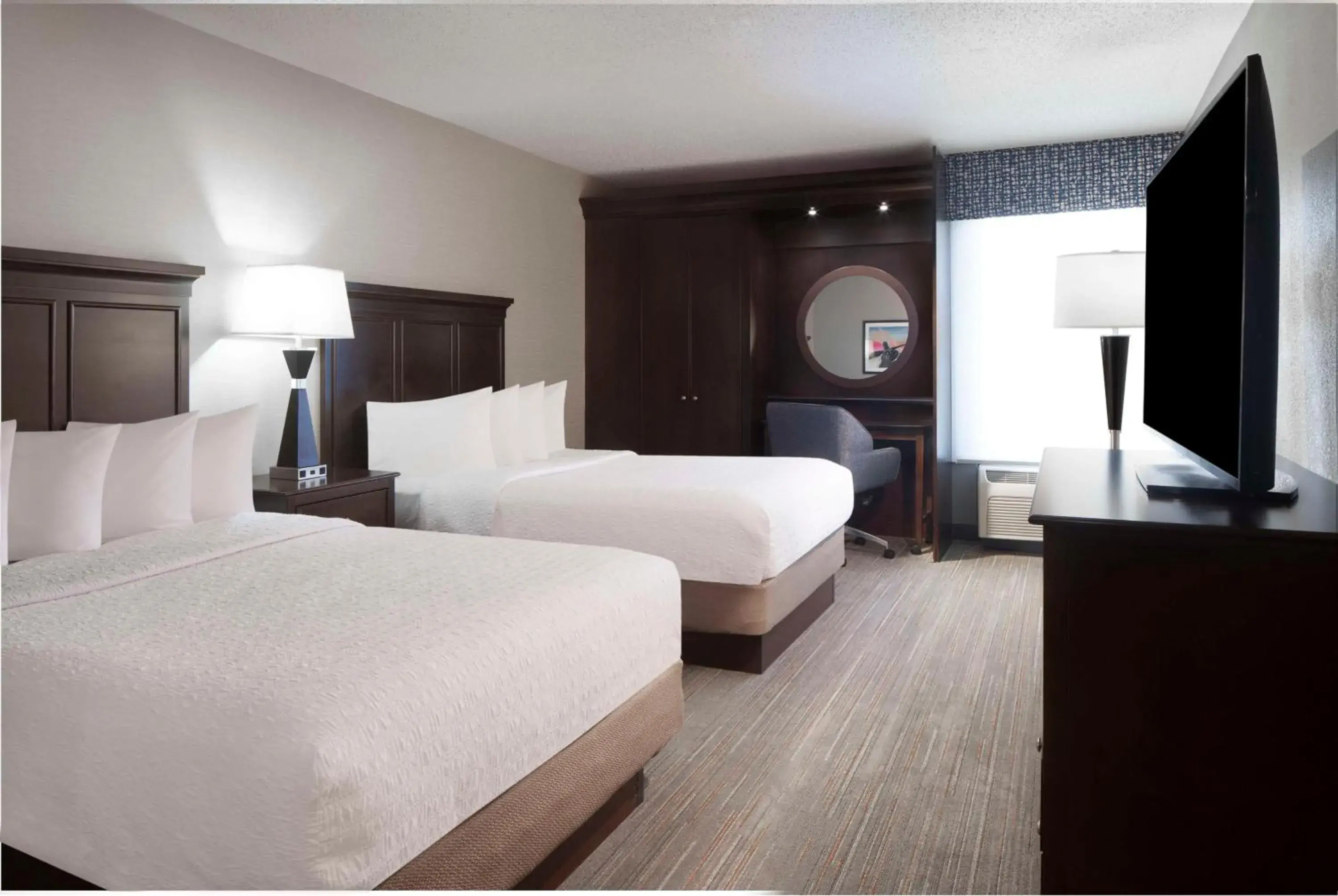 Double Room with Two Double Beds - Non-Smoking in Hampton Inn Evansville Double Room with Two Double Beds - Non-Smoking in Hampton Inn Evansville