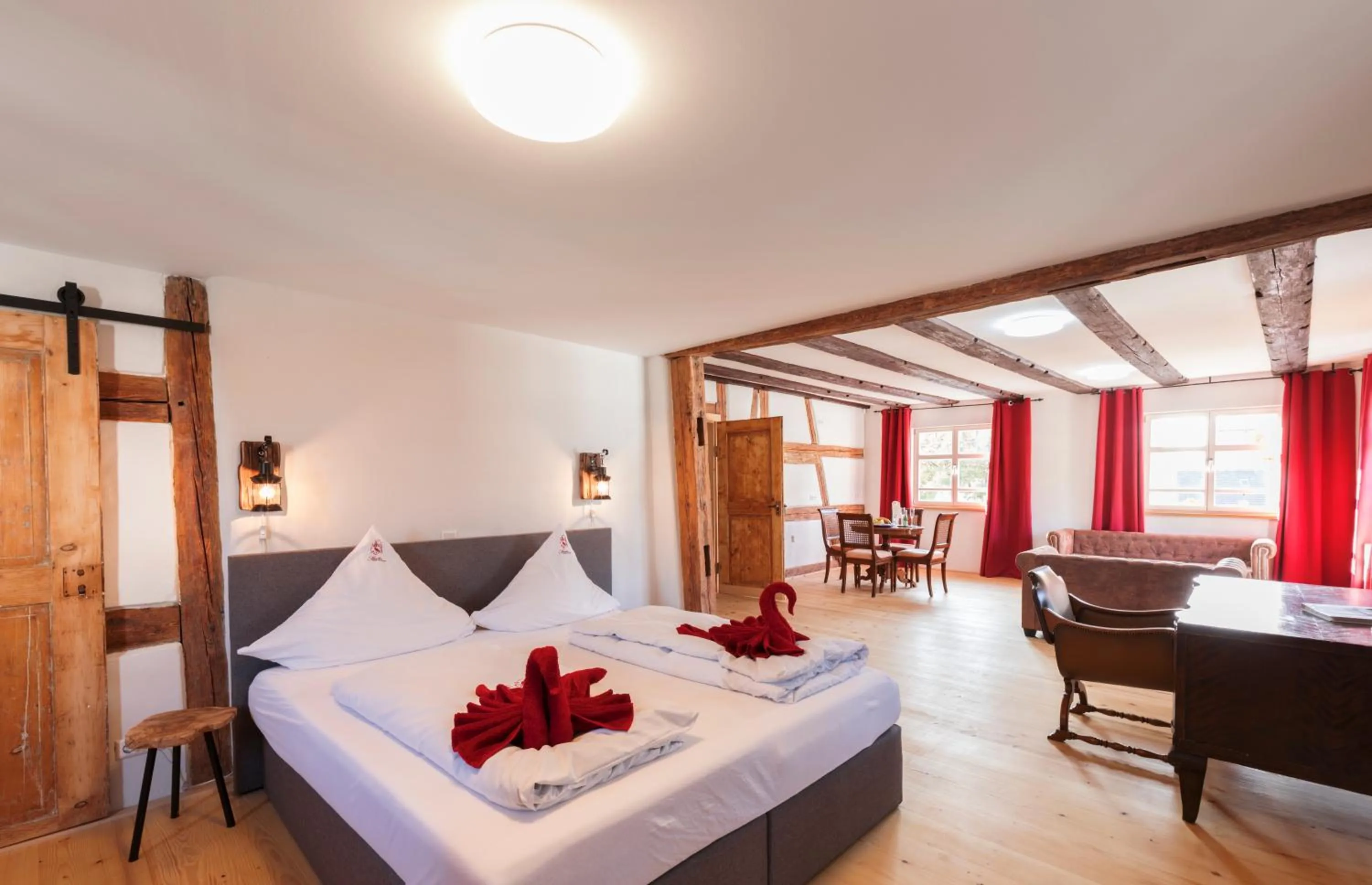 Photo of the whole room, Bed in Bodensee Hotel Storchen