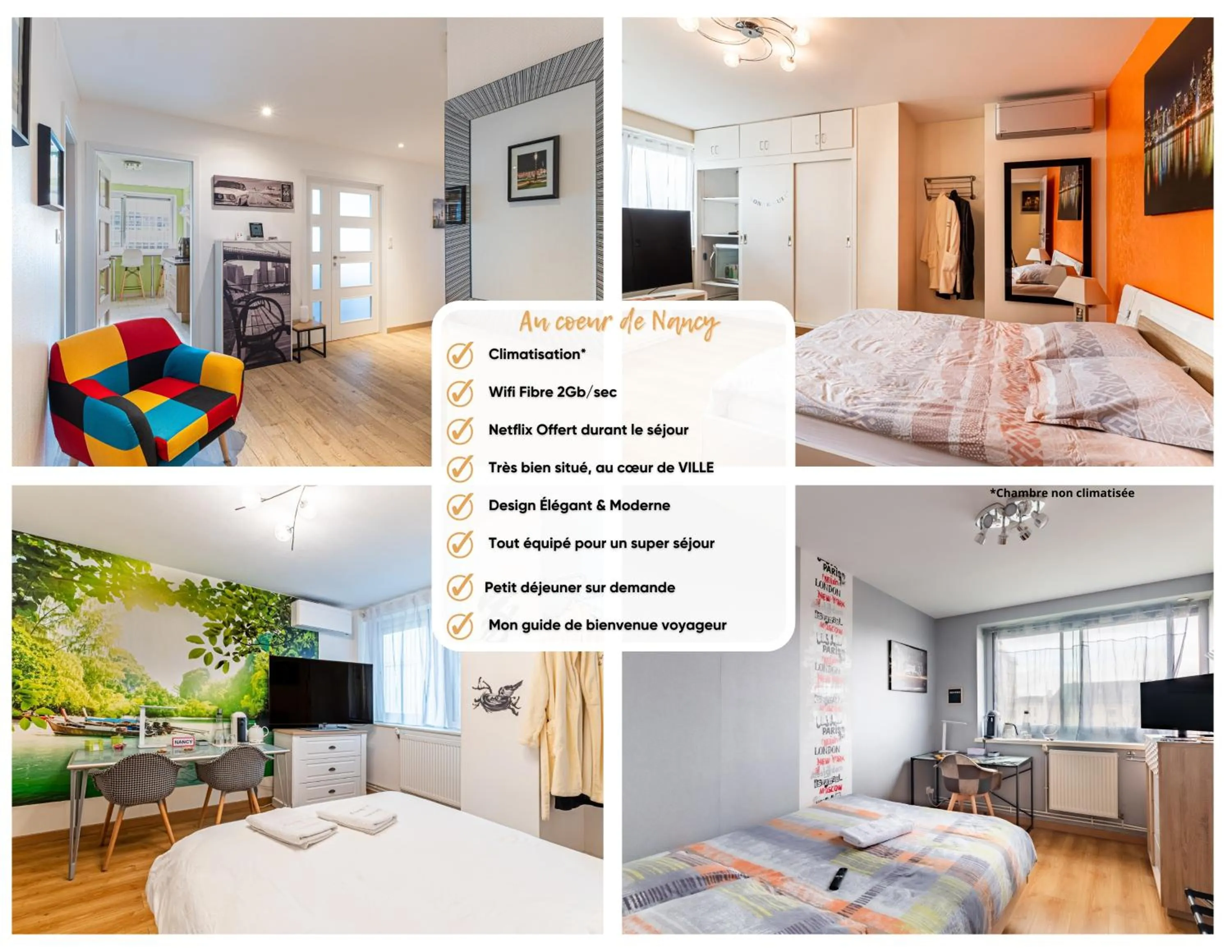 Chambre d'hôtes Au Coeur De NancyB&B proche gare de Nancy