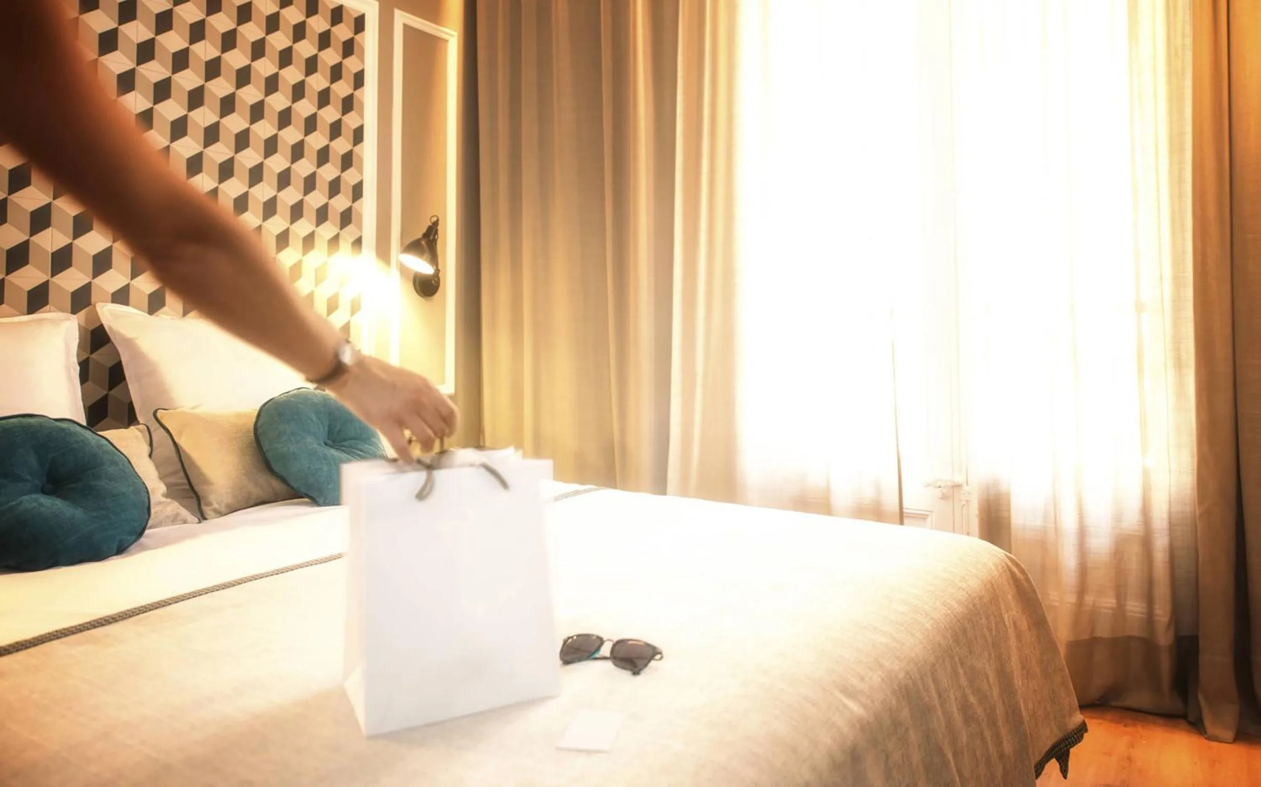 Bedroom, Bed in Mosaic by Ona