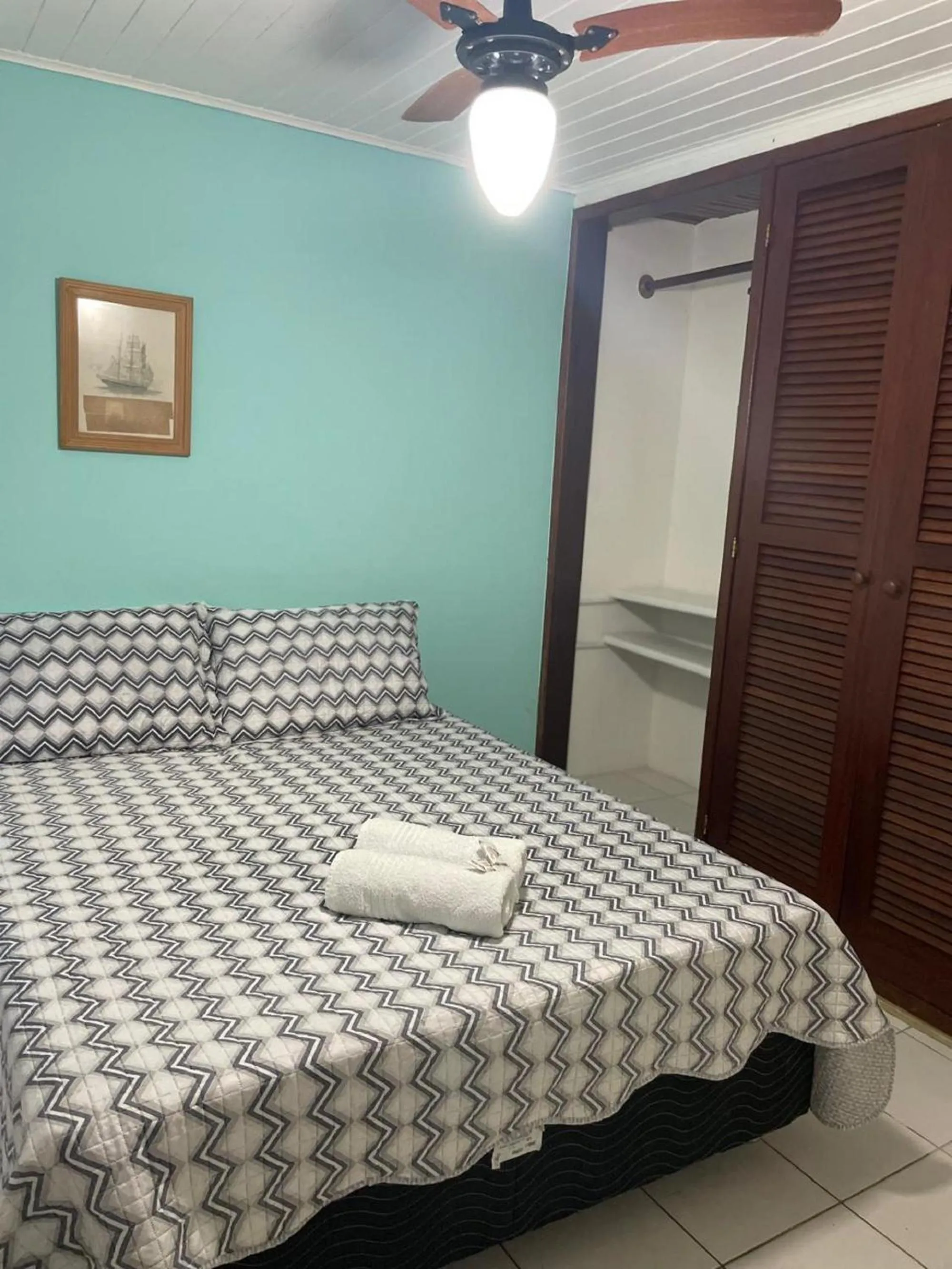 Bed in Pousada Saint Germain