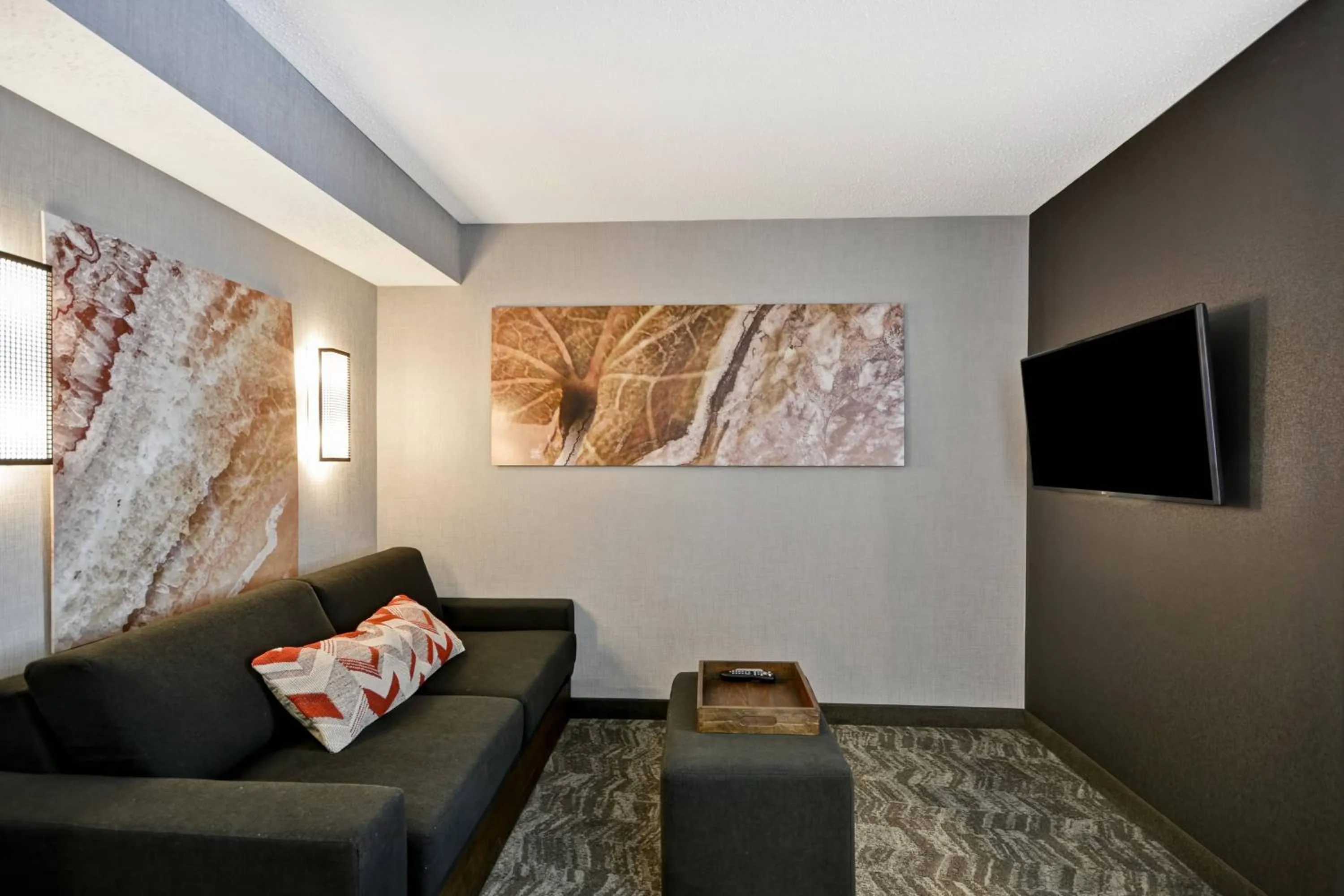 Living room in SpringHill Suites by Marriott Indianapolis Airport/Plainfield