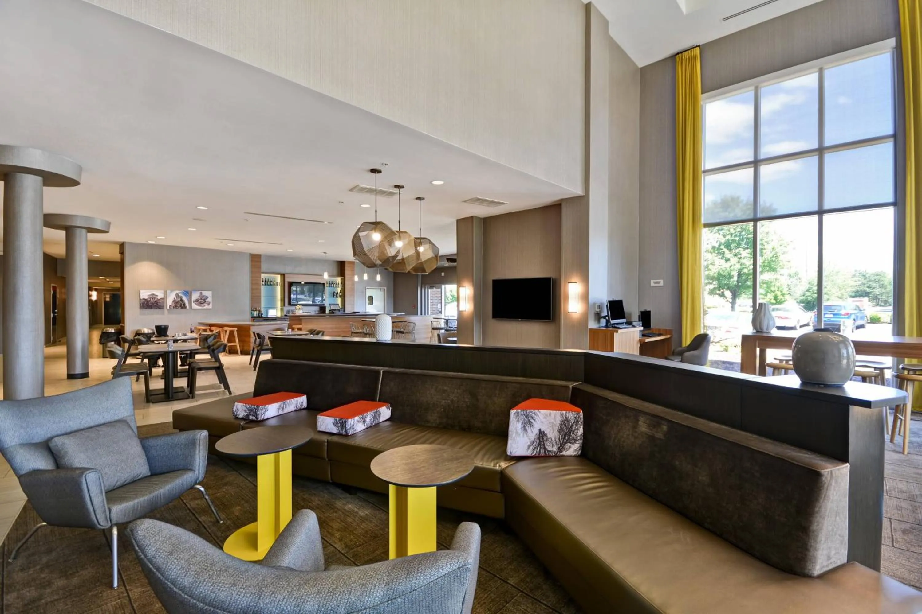 Lobby or reception in SpringHill Suites by Marriott Indianapolis Airport/Plainfield