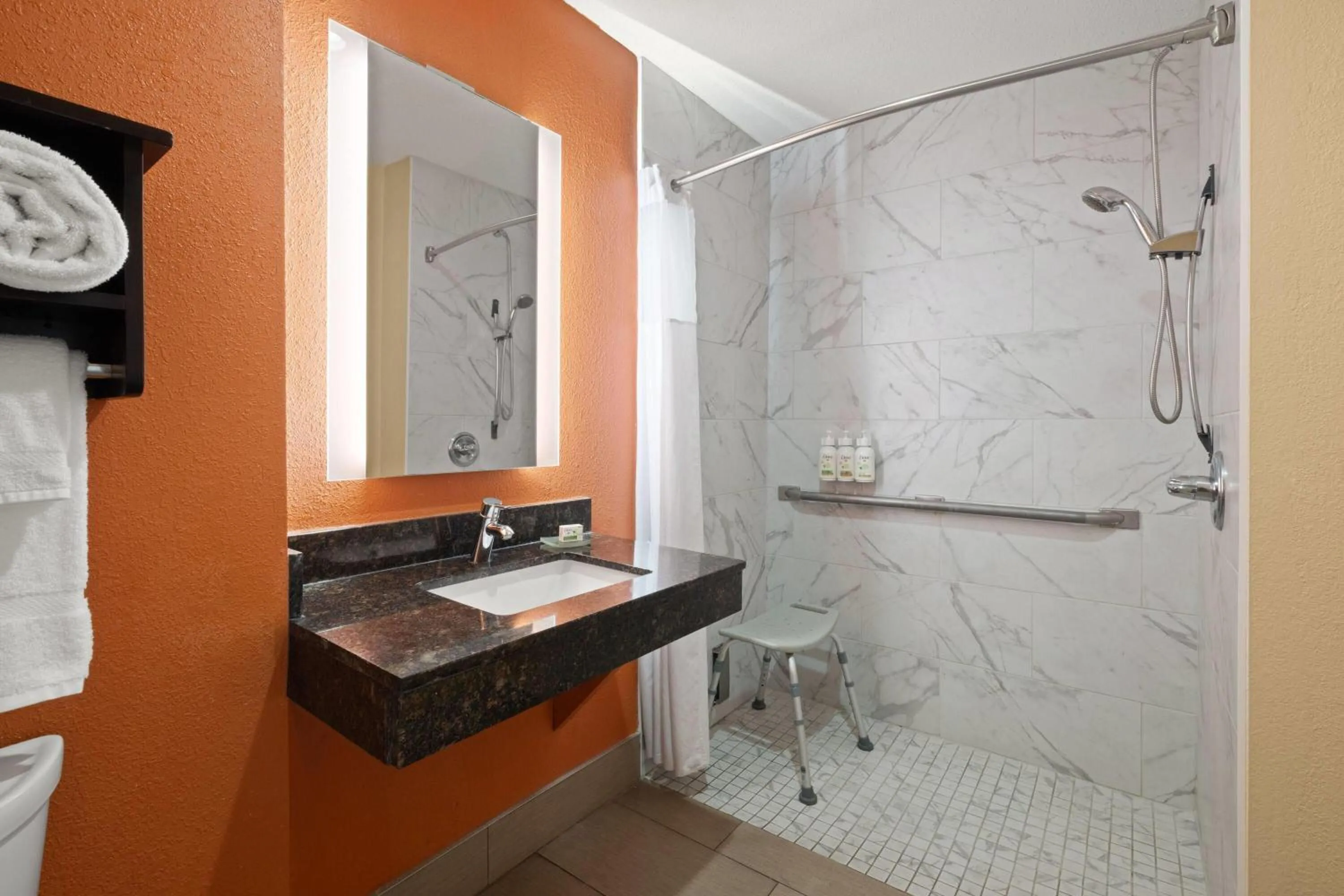 Shower in La Quinta by Wyndham Florence