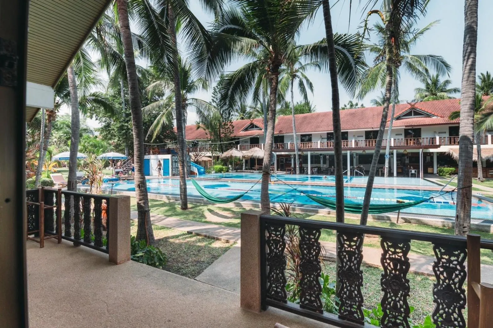 Property building in Dolphin Bay Beach Resort