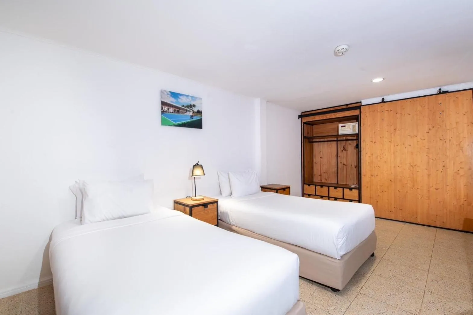 Bed in Dolphin Bay Beach Resort