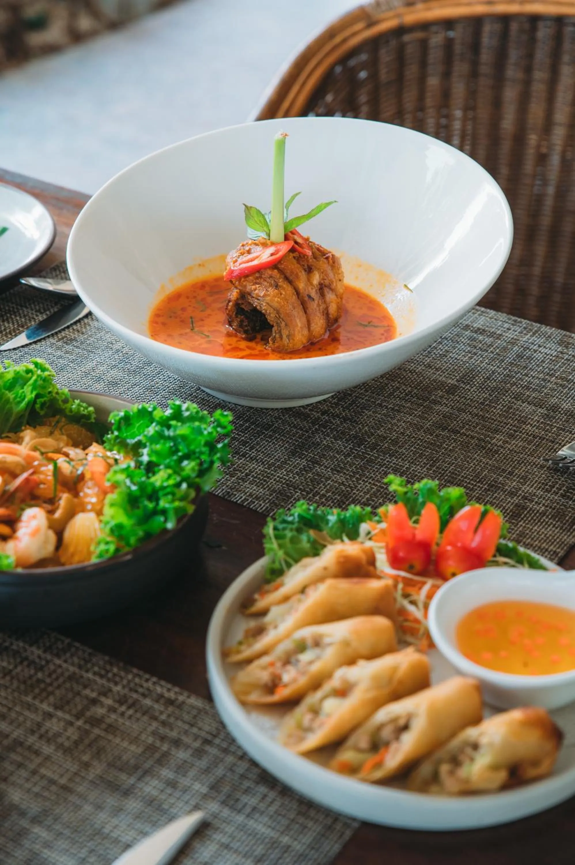 Food in Dolphin Bay Beach Resort