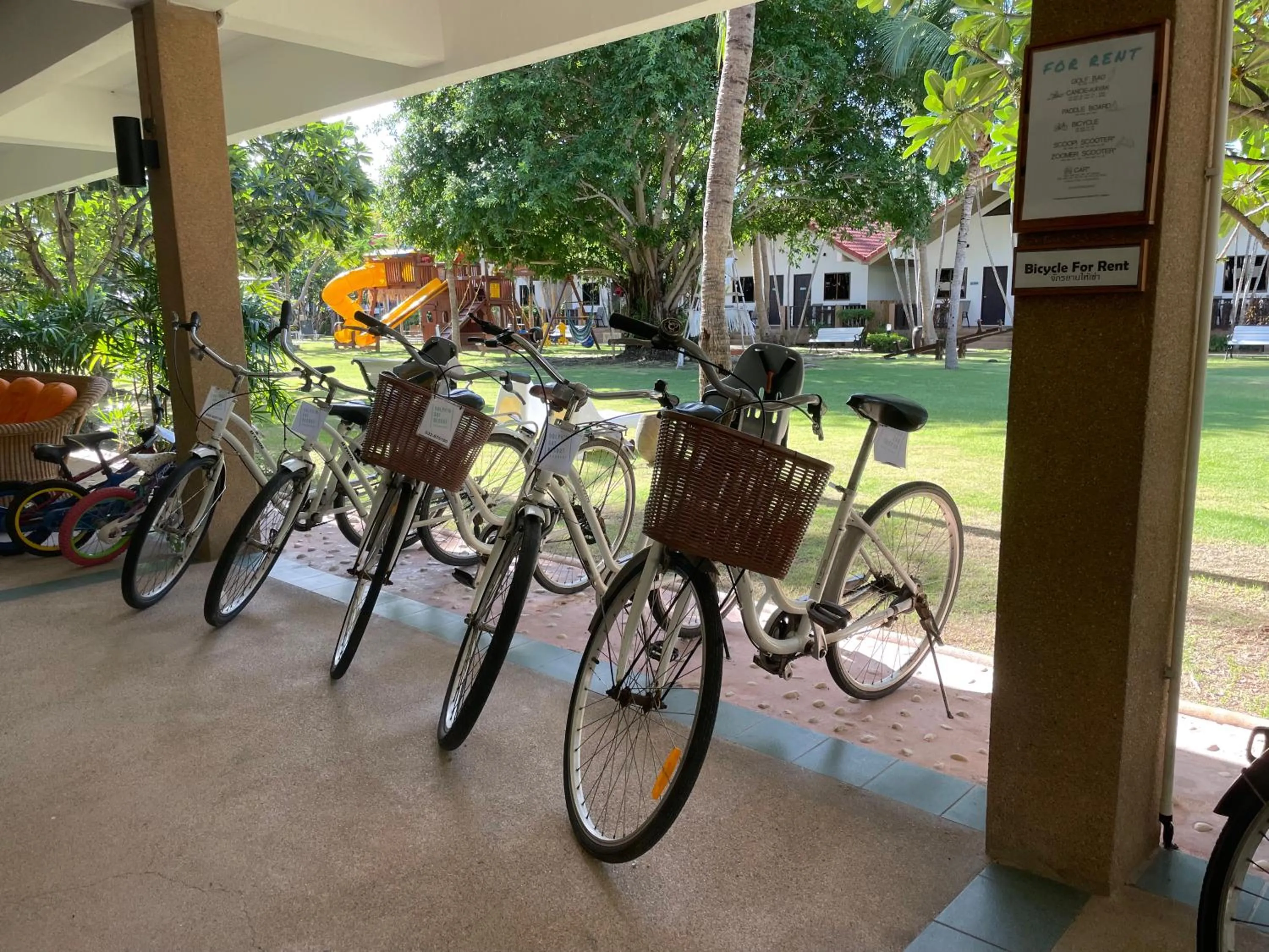 Cycling in Dolphin Bay Beach Resort