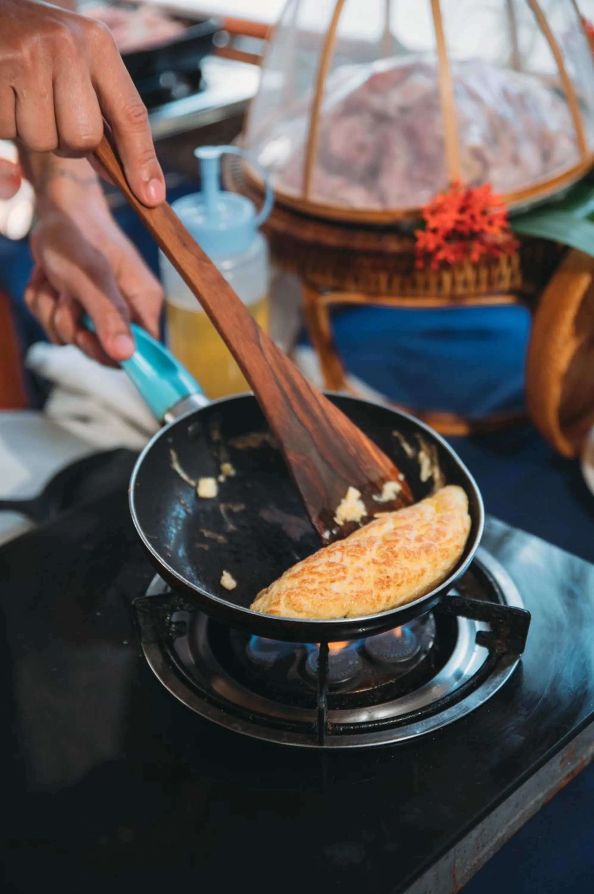 Breakfast in Dolphin Bay Beach Resort