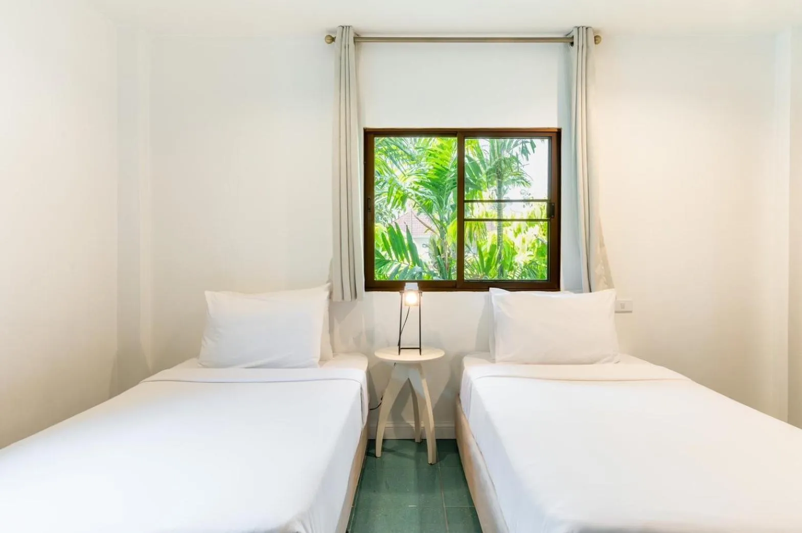 Bed in Dolphin Bay Beach Resort