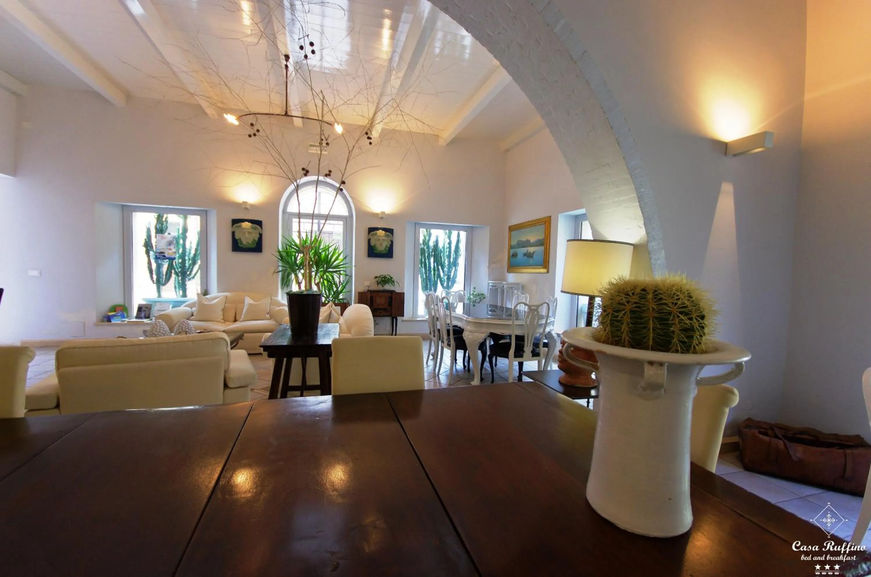 Living room in B&B Casa Ruffino