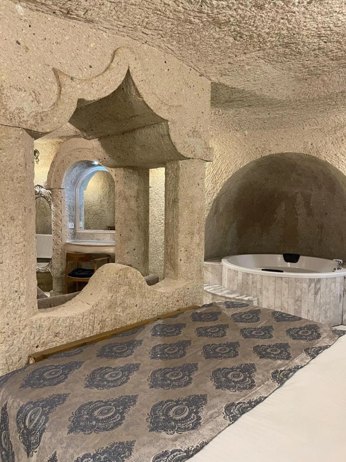 Bed in Cappadocia Empire Cave Hotel