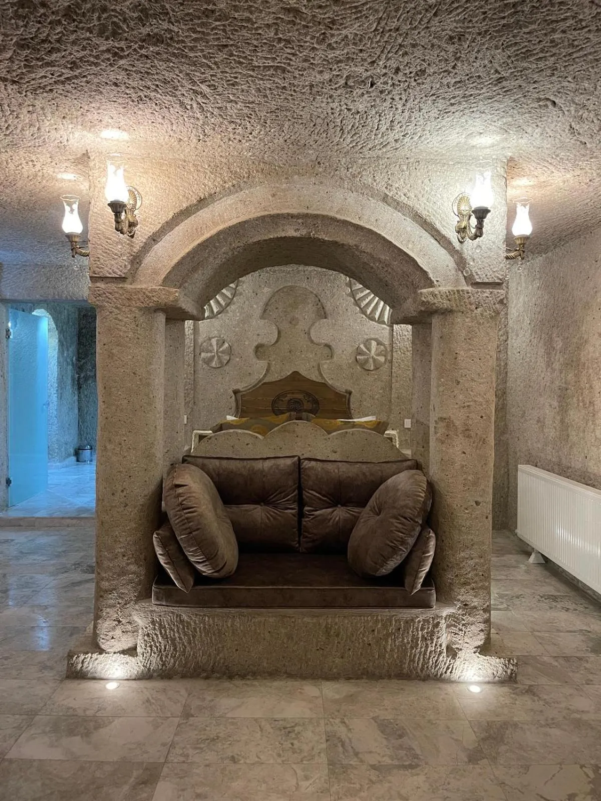 Living room in Cappadocia Empire Cave Hotel