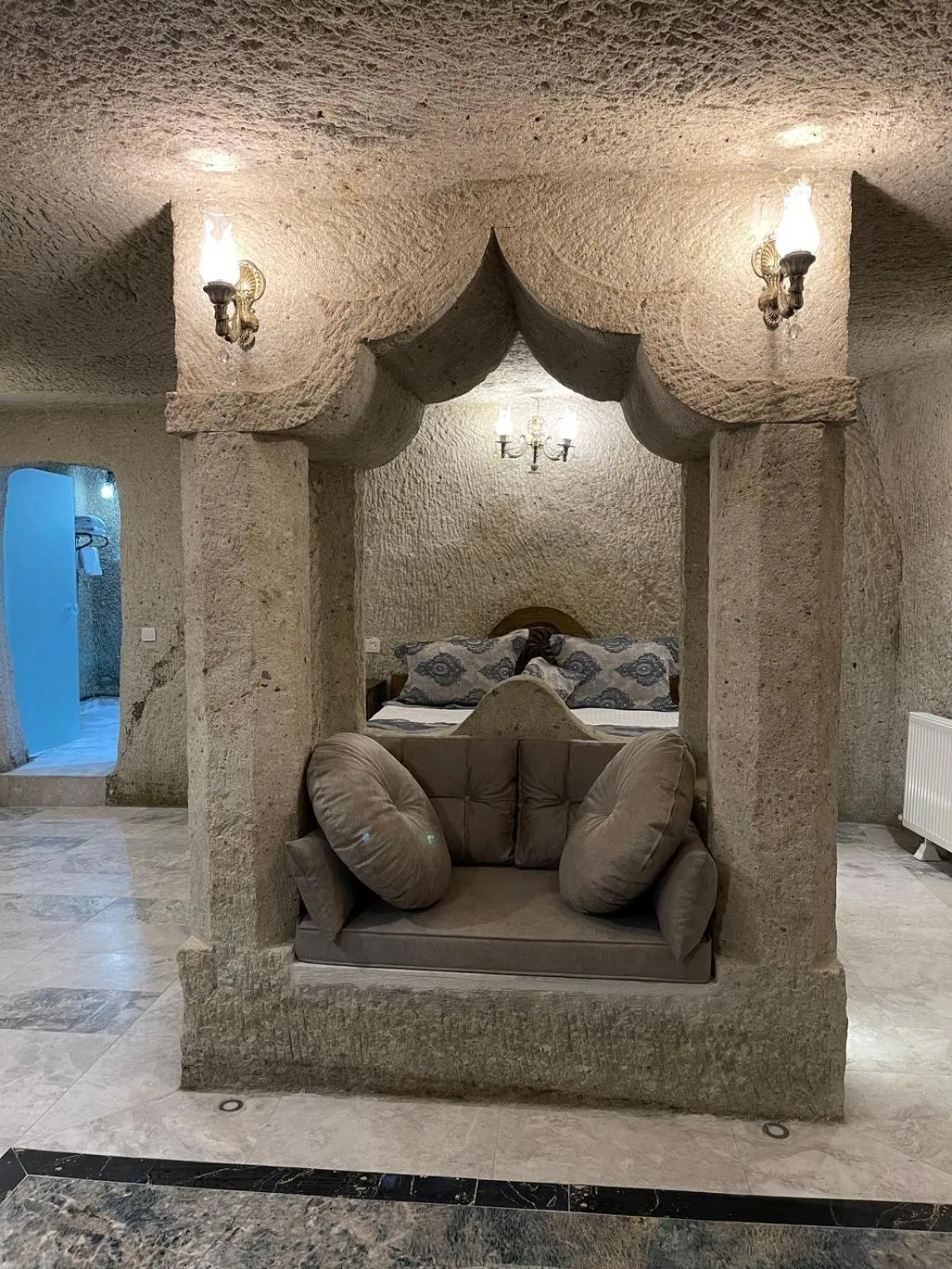 Living room in Cappadocia Empire Cave Hotel