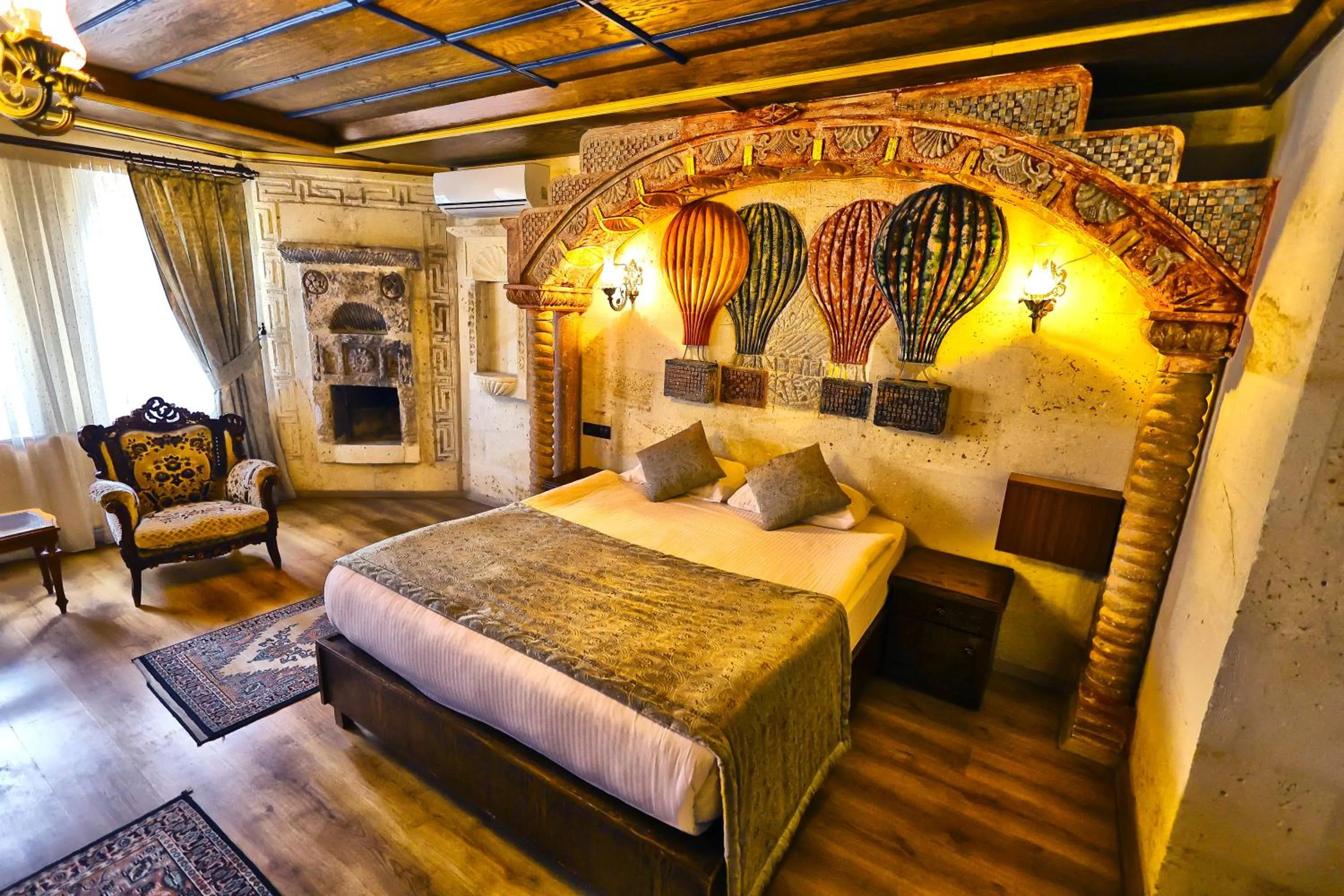 Bed in Cappadocia Empire Cave Hotel