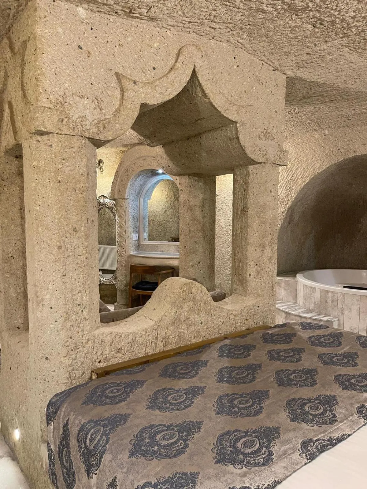 Bed in Cappadocia Empire Cave Hotel