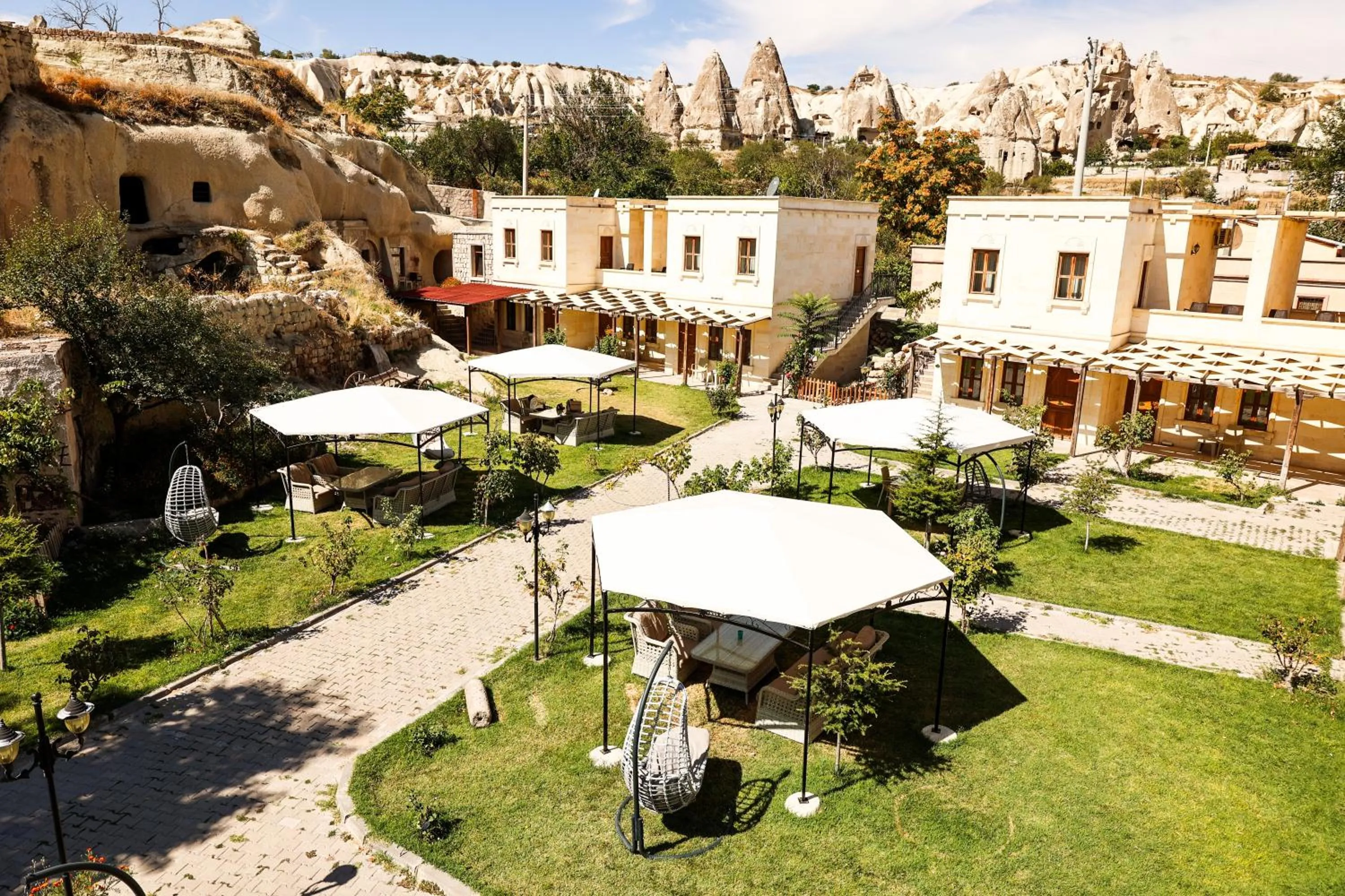 Garden view in Cappadocia Empire Cave Hotel