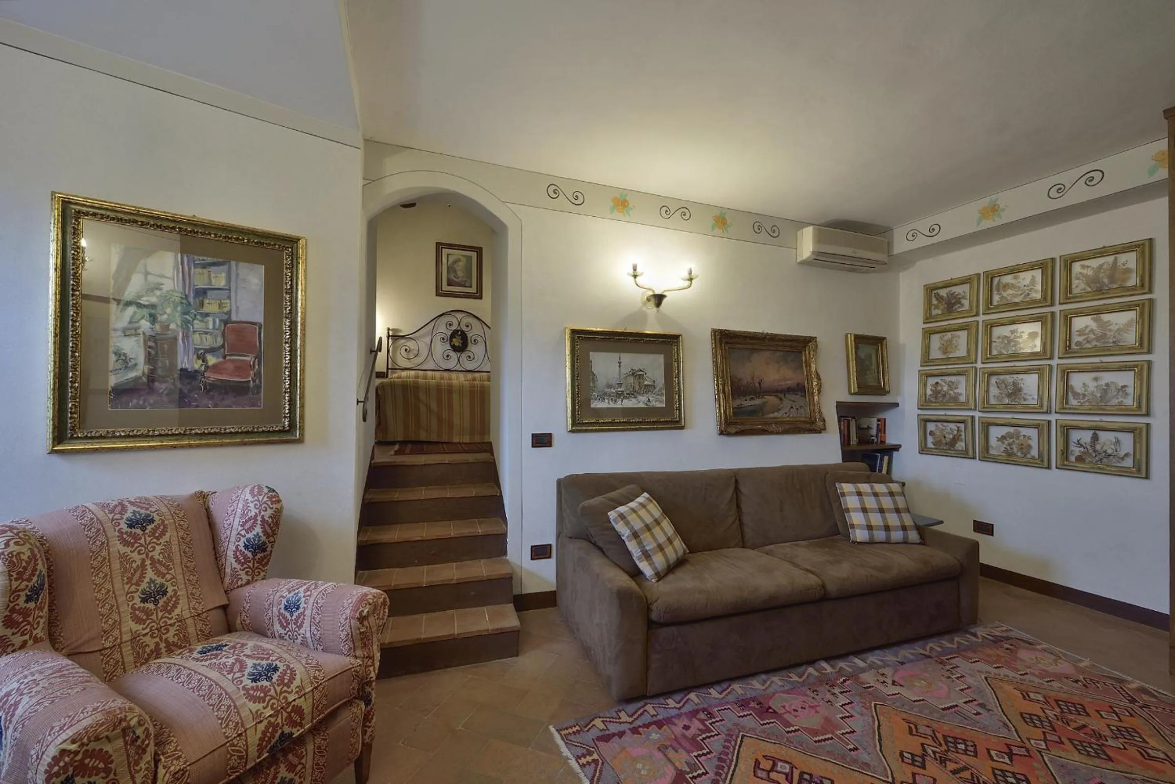 Living room in Castelletto di Montebenichi