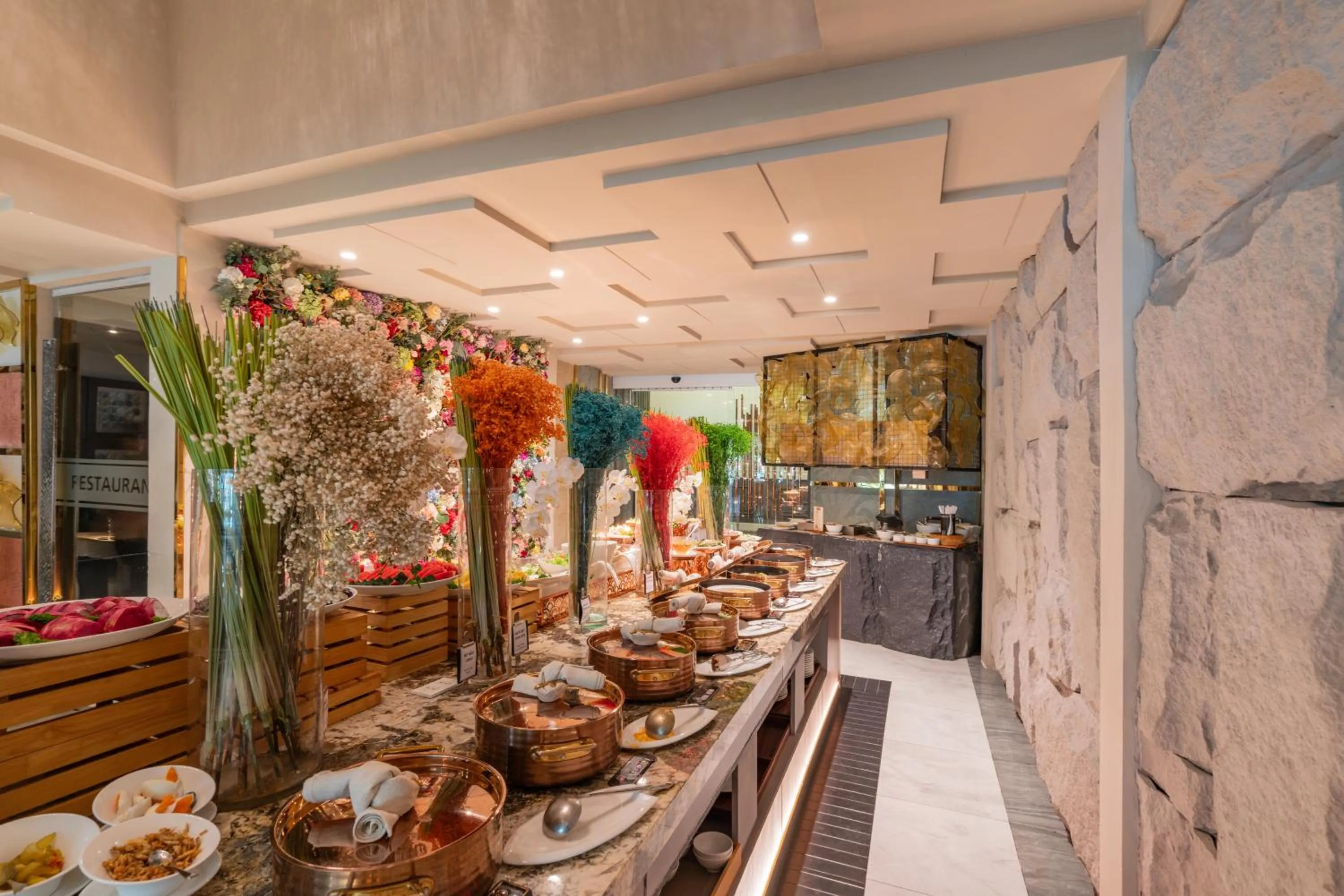 Breakfast in A&EM Saigon Hotel