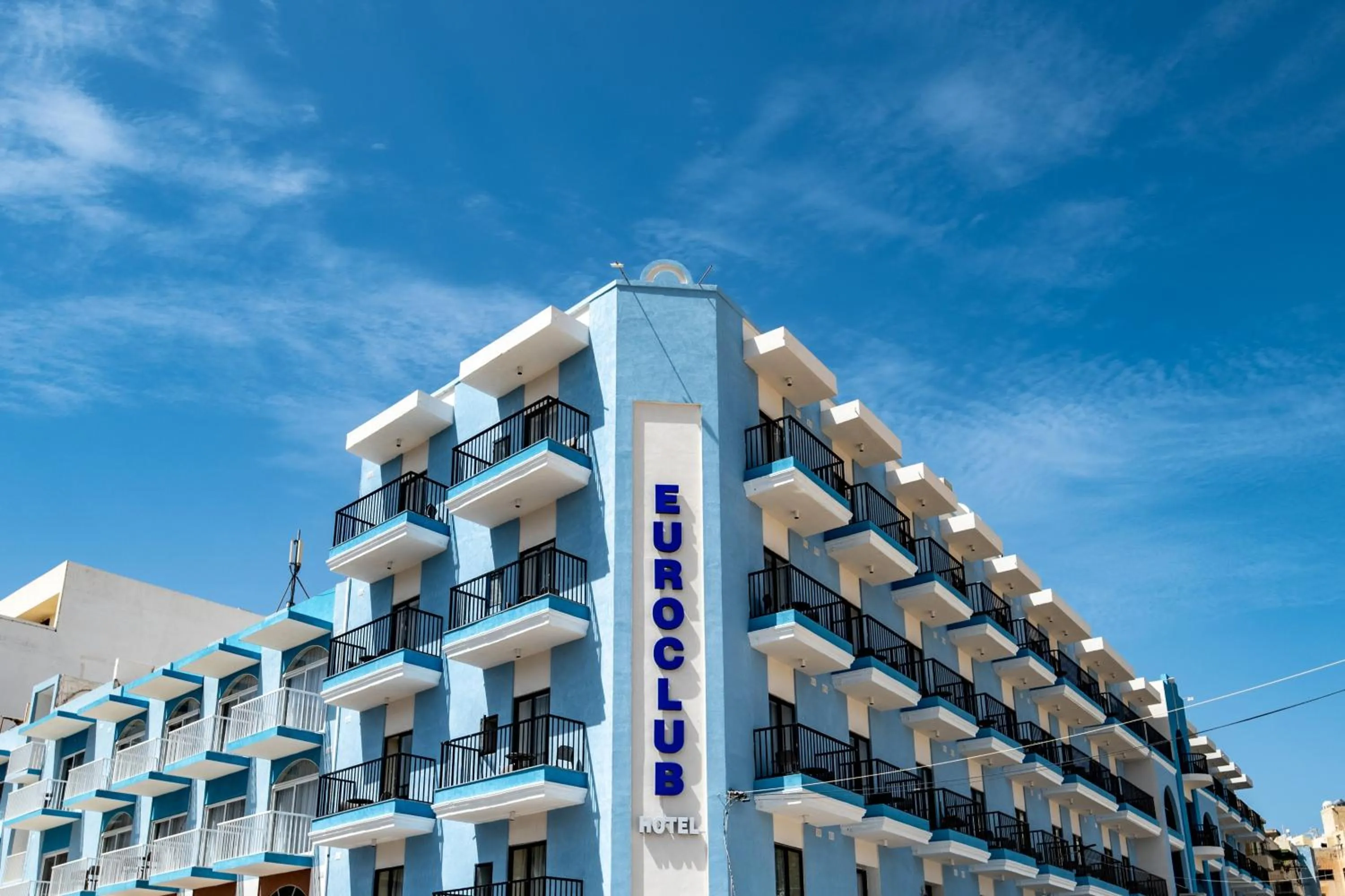 Facade/entrance in EUROCLUB Hotel