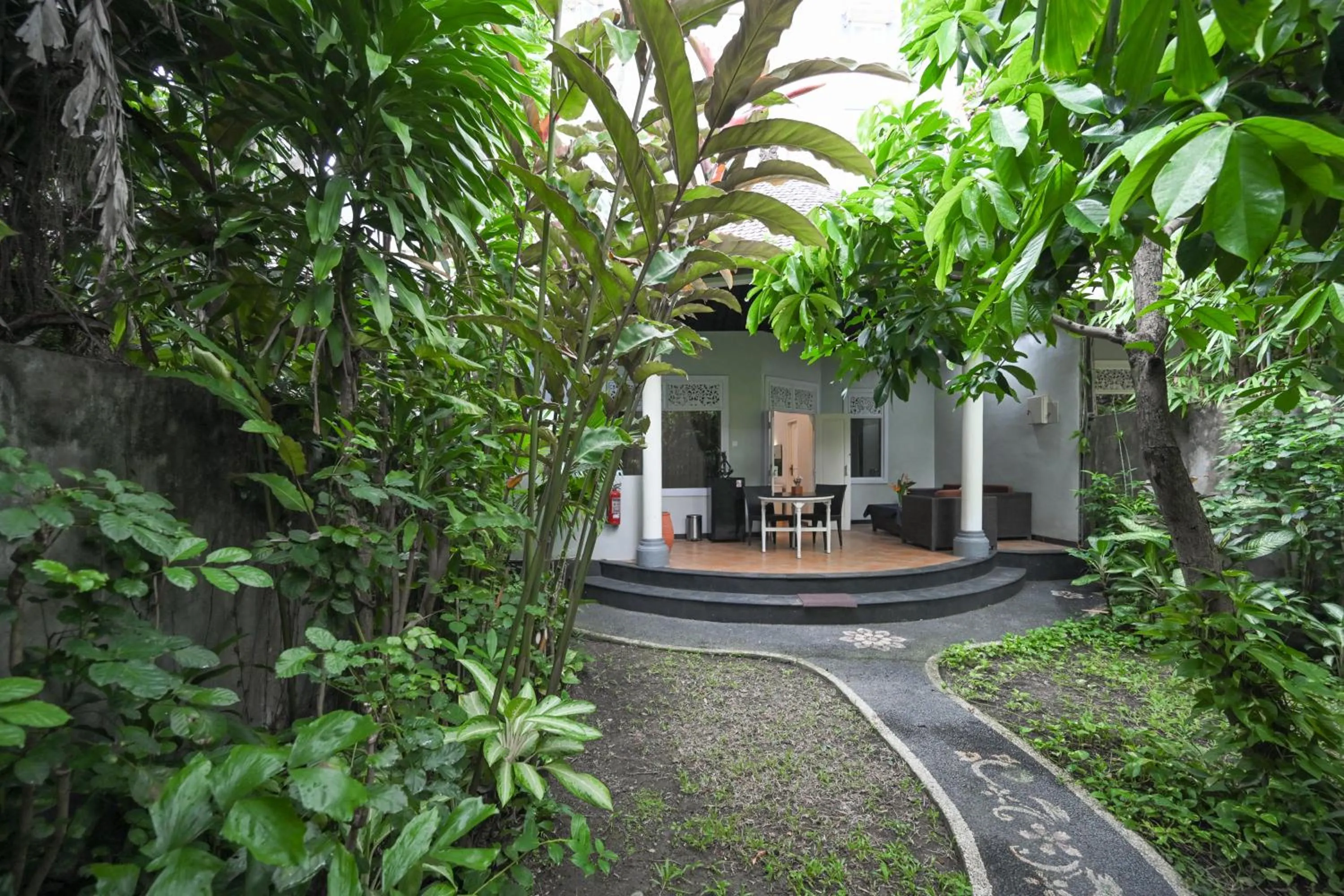 Garden view in The Taman Ayu