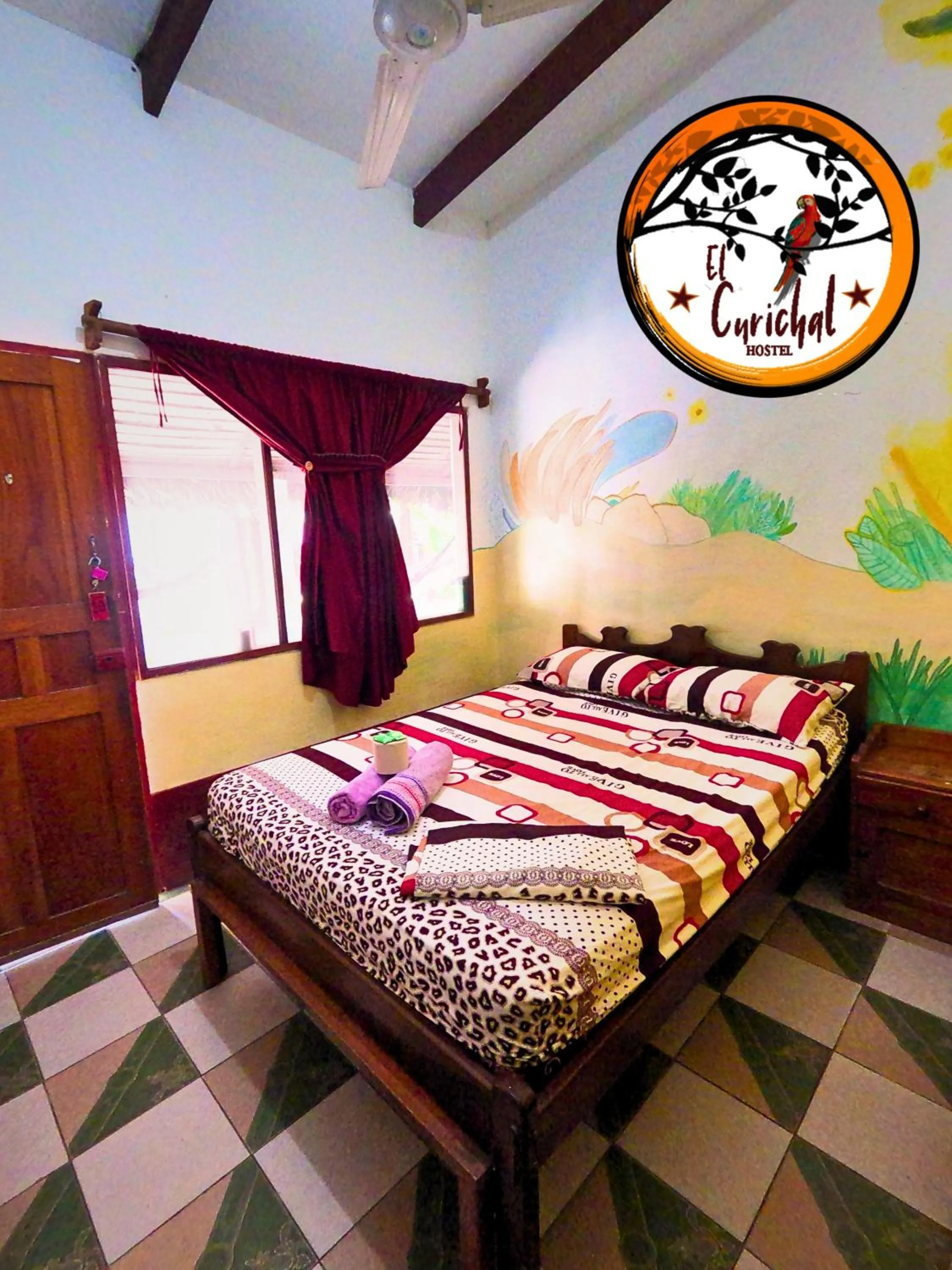 Bed in El Curichal Hostel