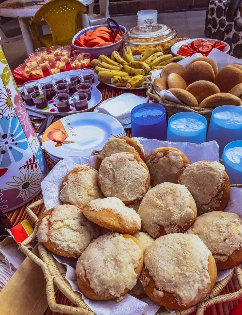 Food and drinks in El Curichal Hostel