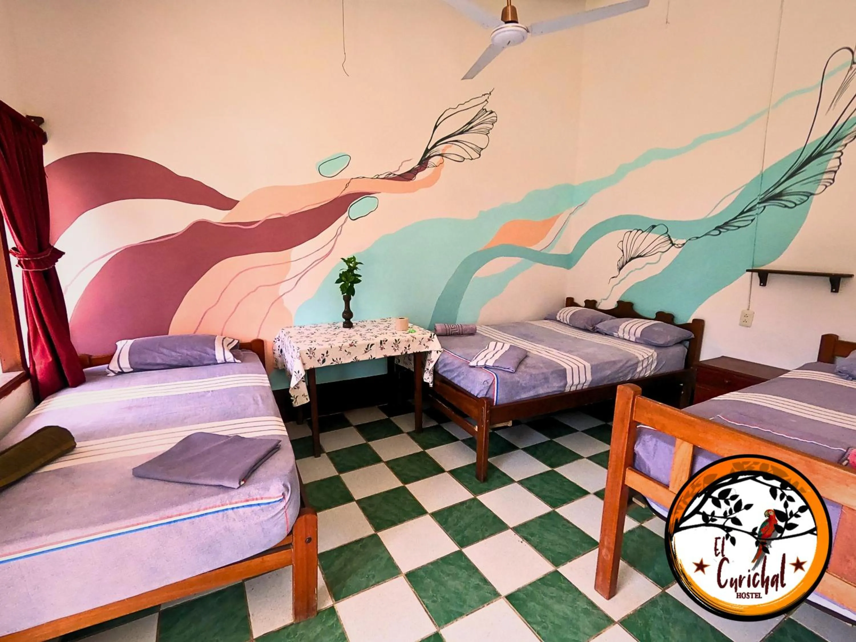 Bed in El Curichal Hostel