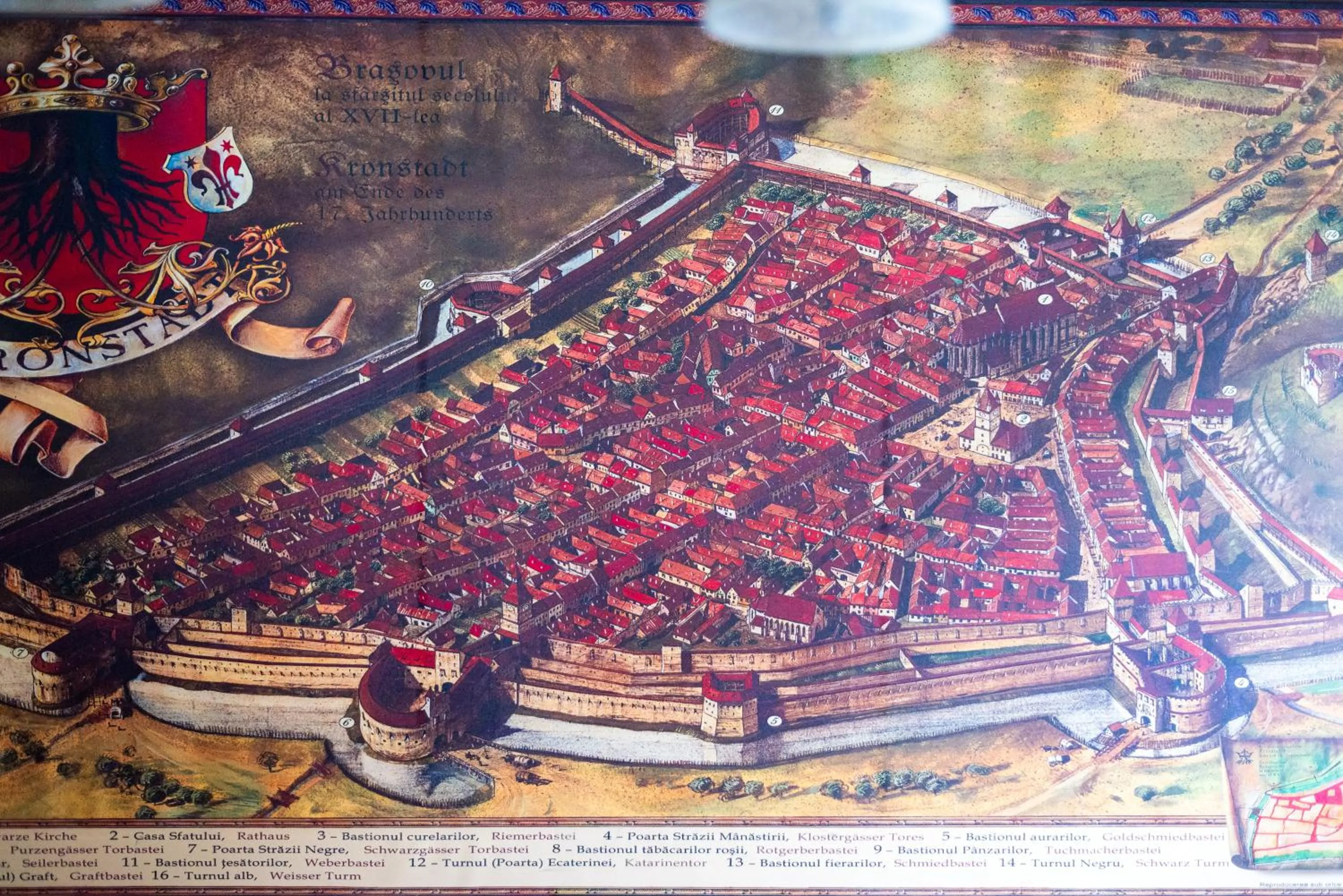 Decorative detail in Pension Brasovu Vechi