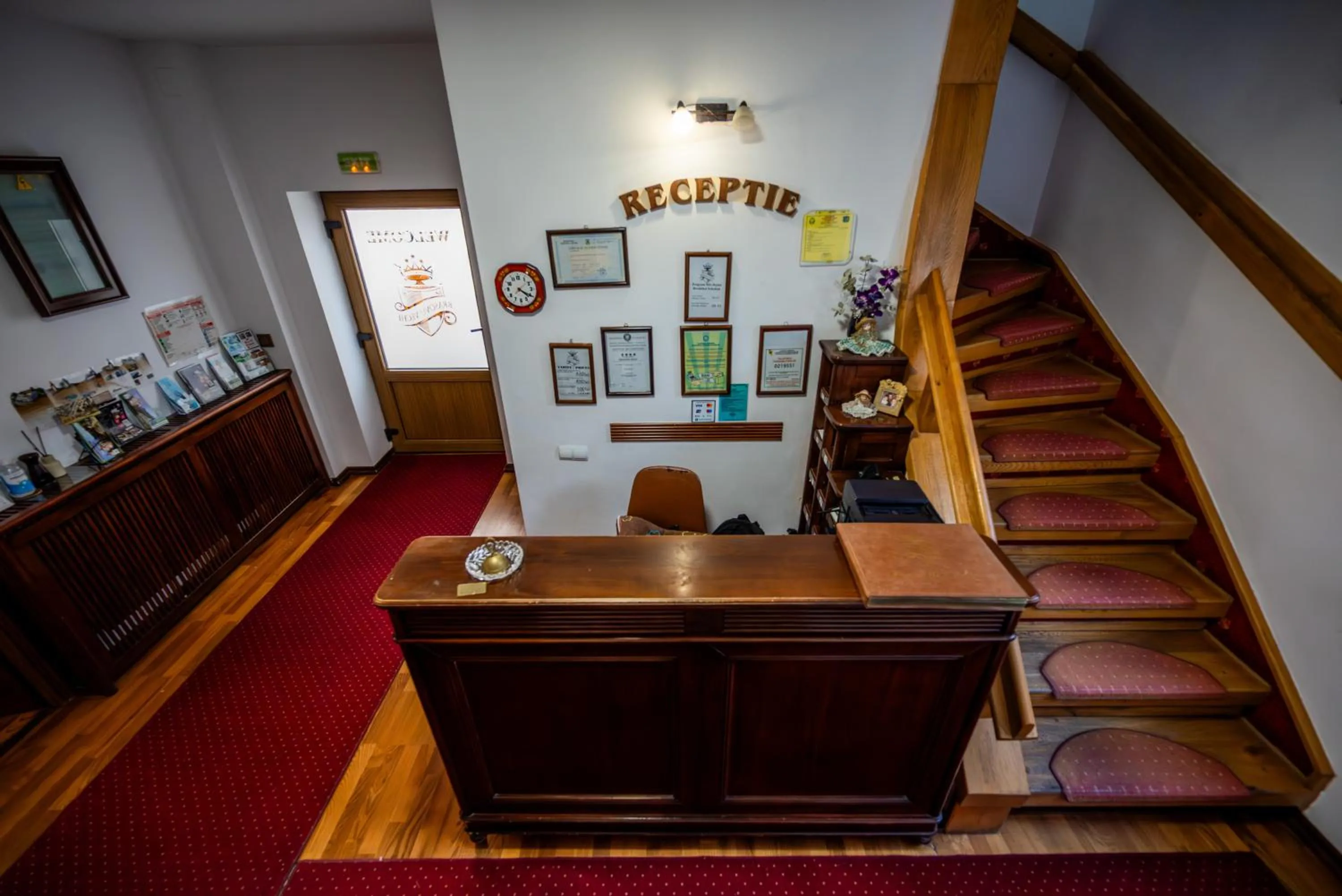 Lobby or reception in Pension Brasovu Vechi