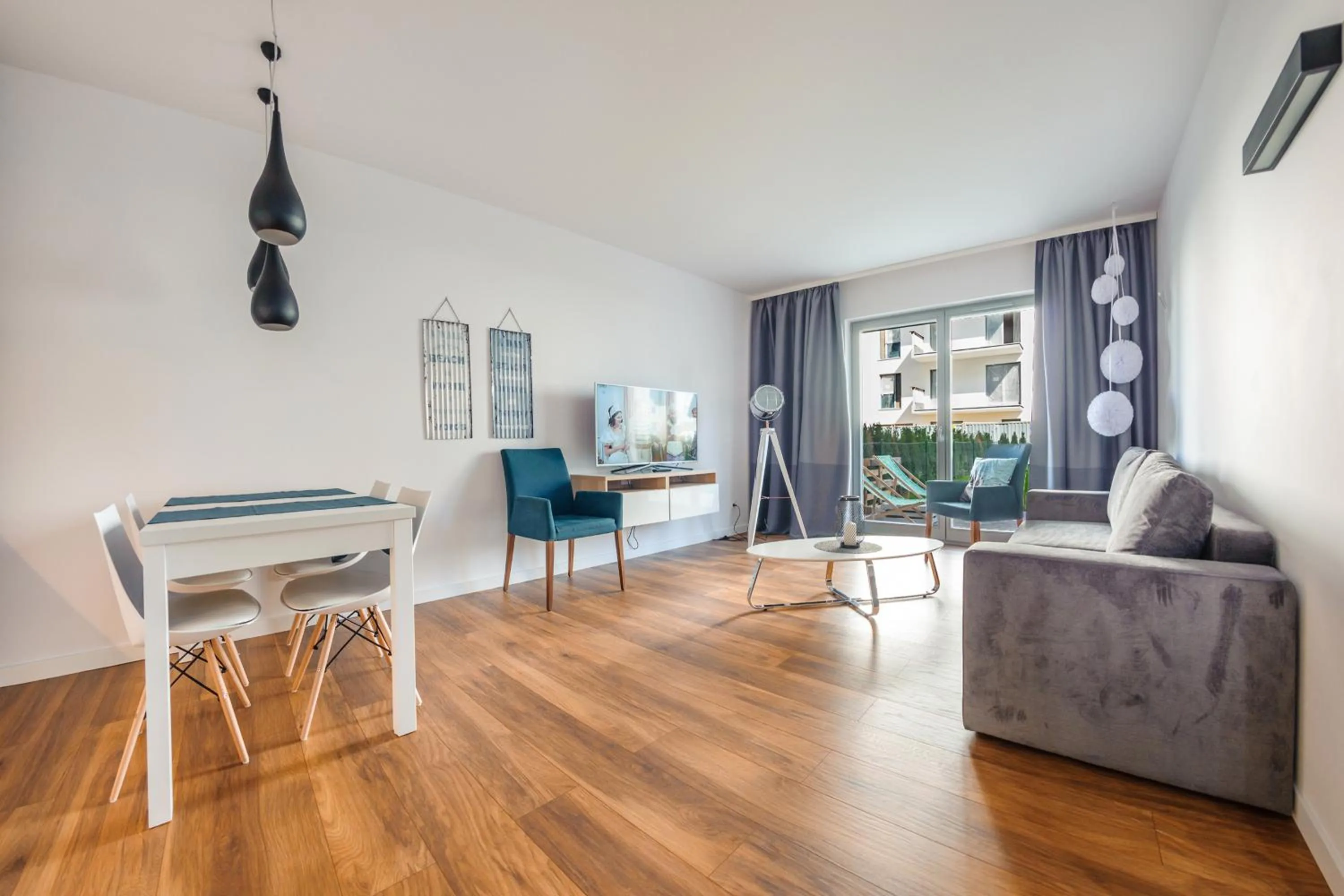 Living room in Nadmorze, Sun & Snow