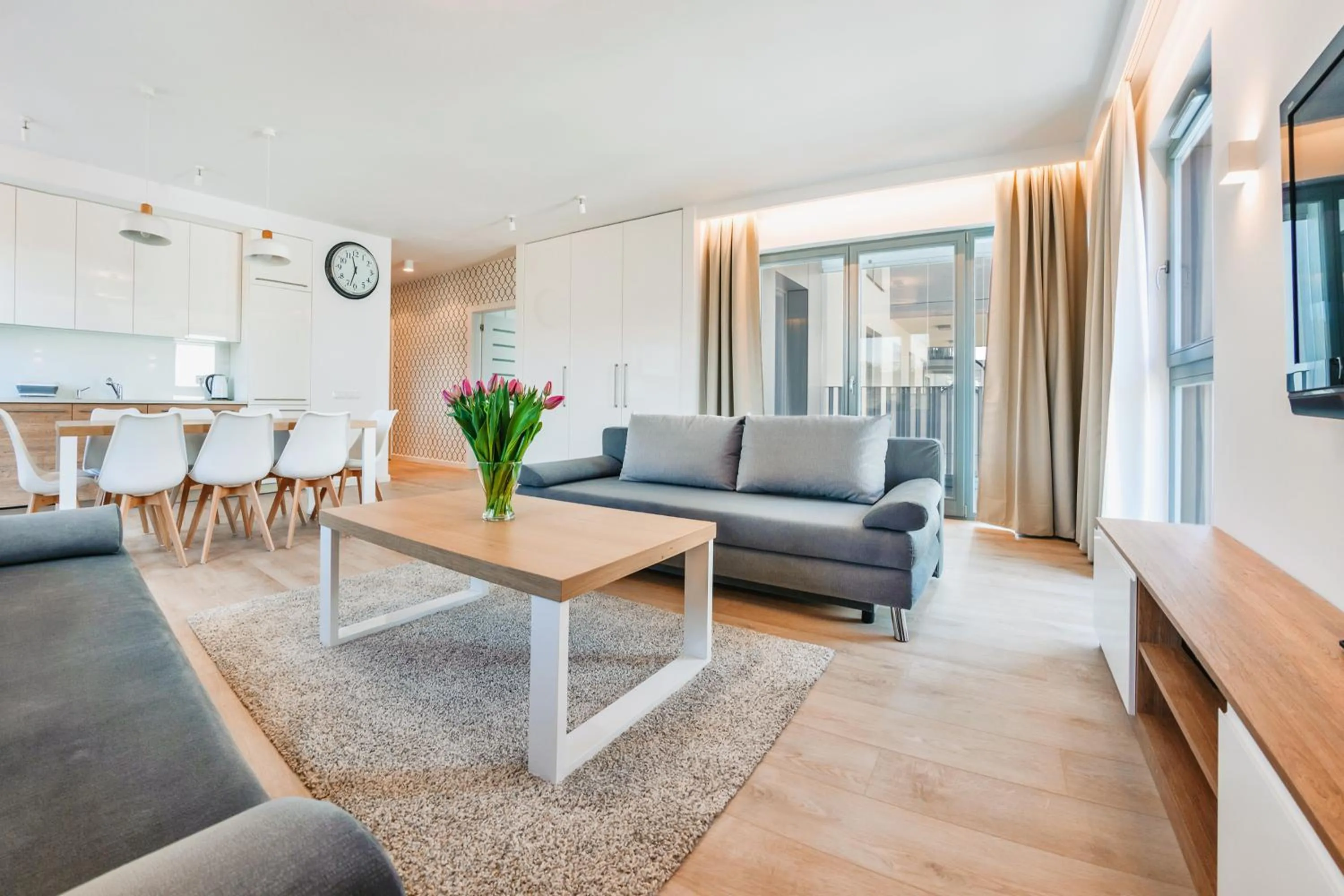 Living room in Nadmorze, Sun & Snow