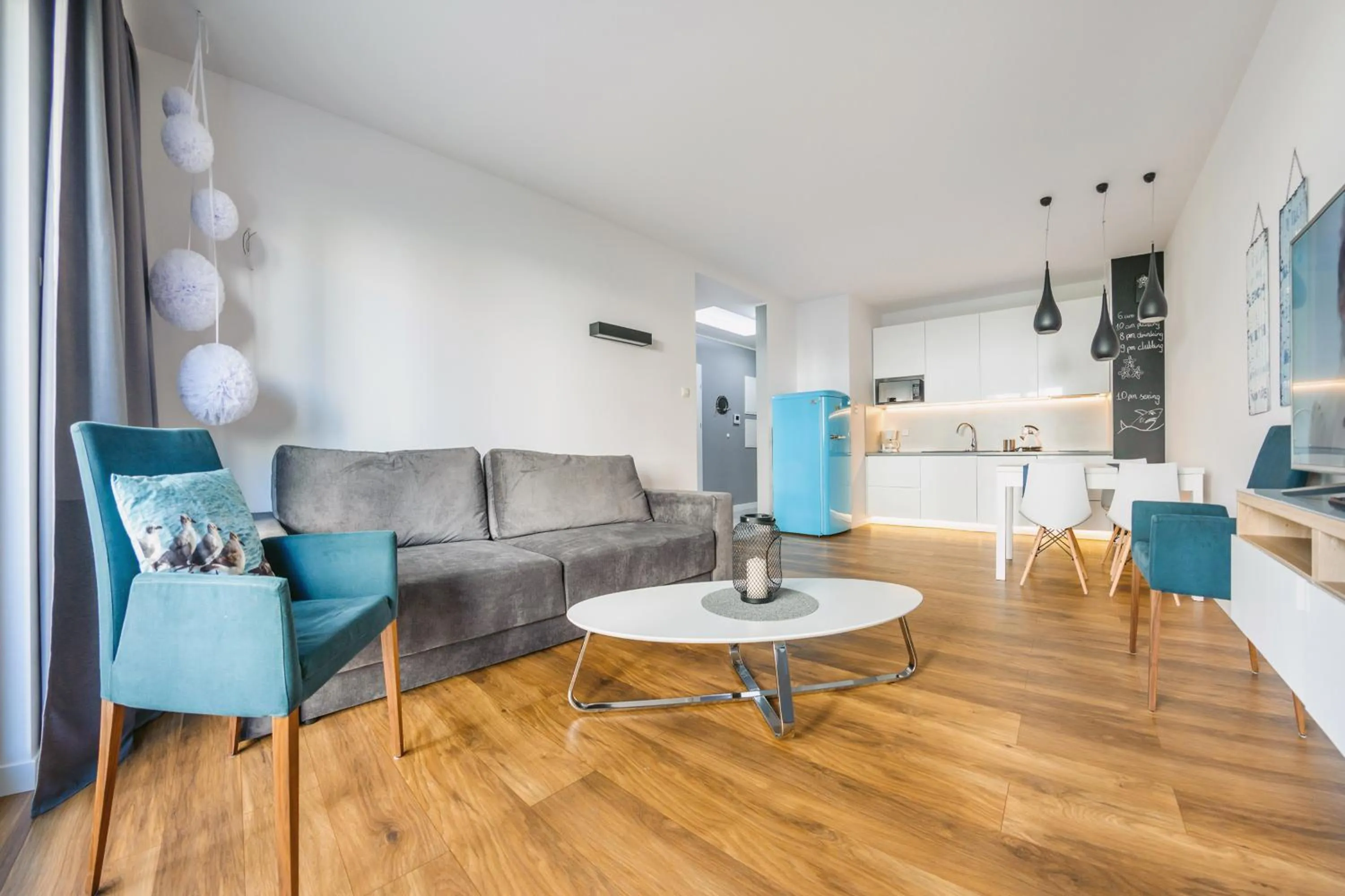 Living room in Nadmorze, Sun & Snow