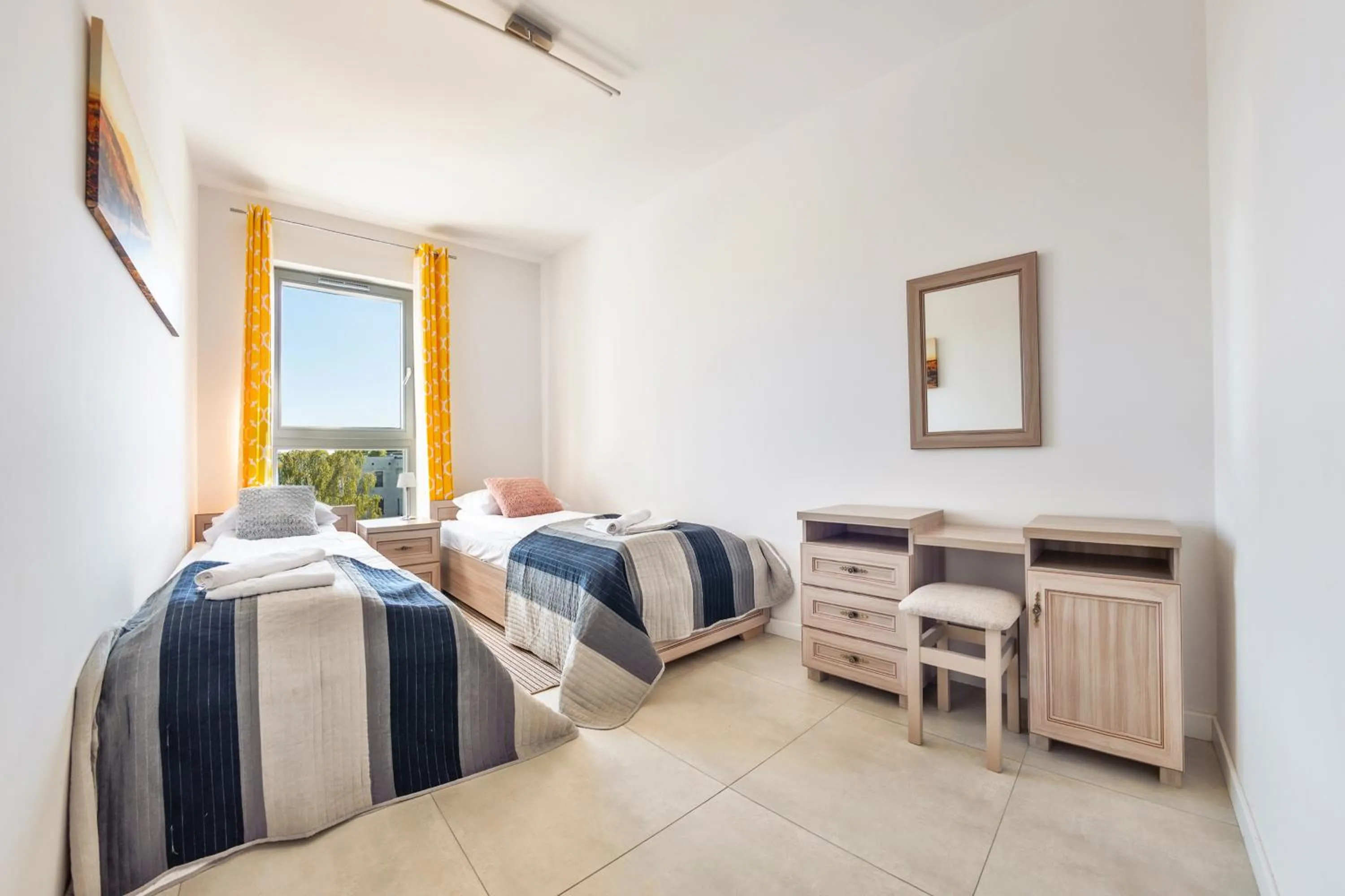 Bedroom, Bed in Nadmorze, Sun & Snow