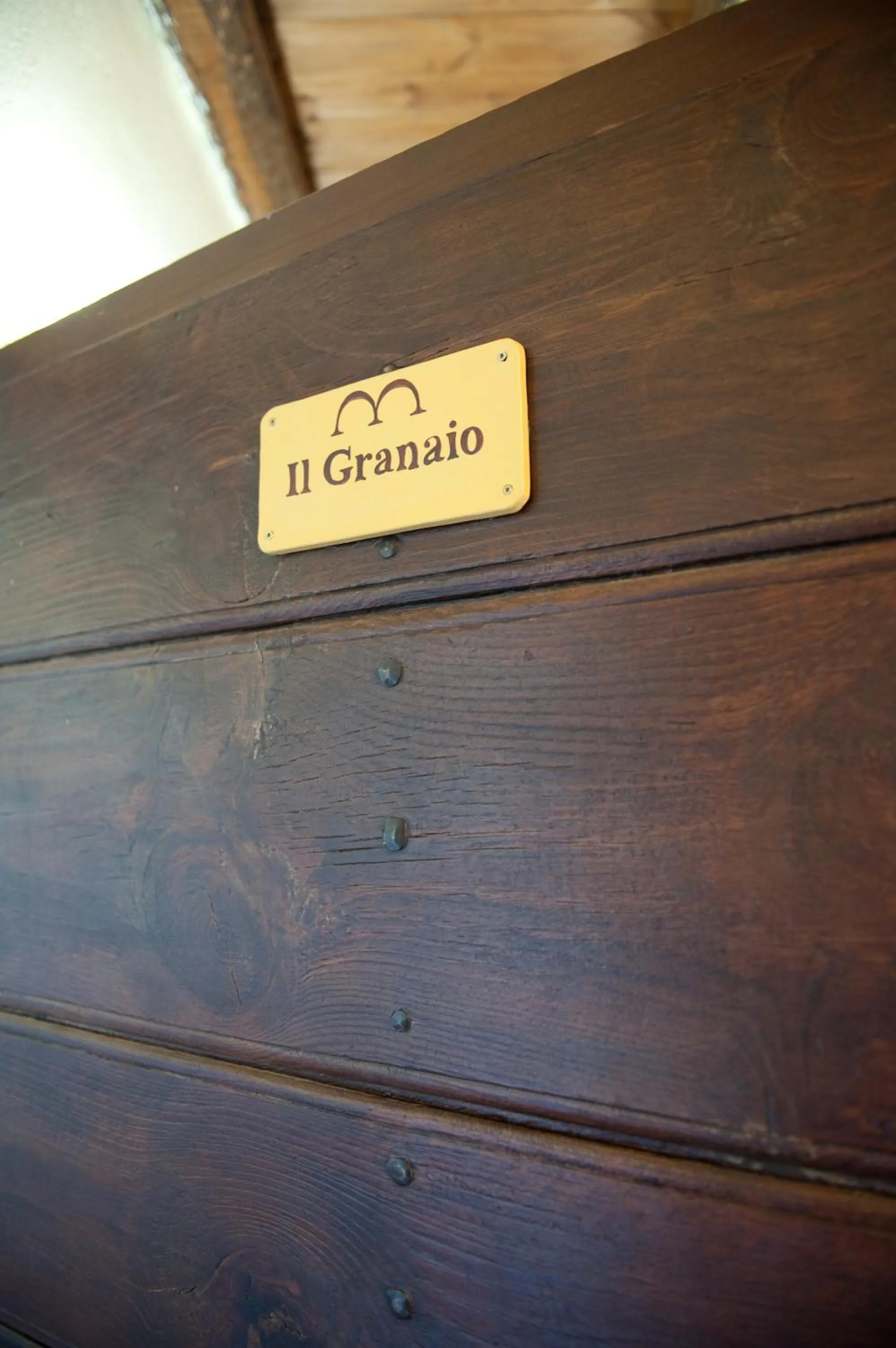 Decorative detail in Country House Le Case Coloniche