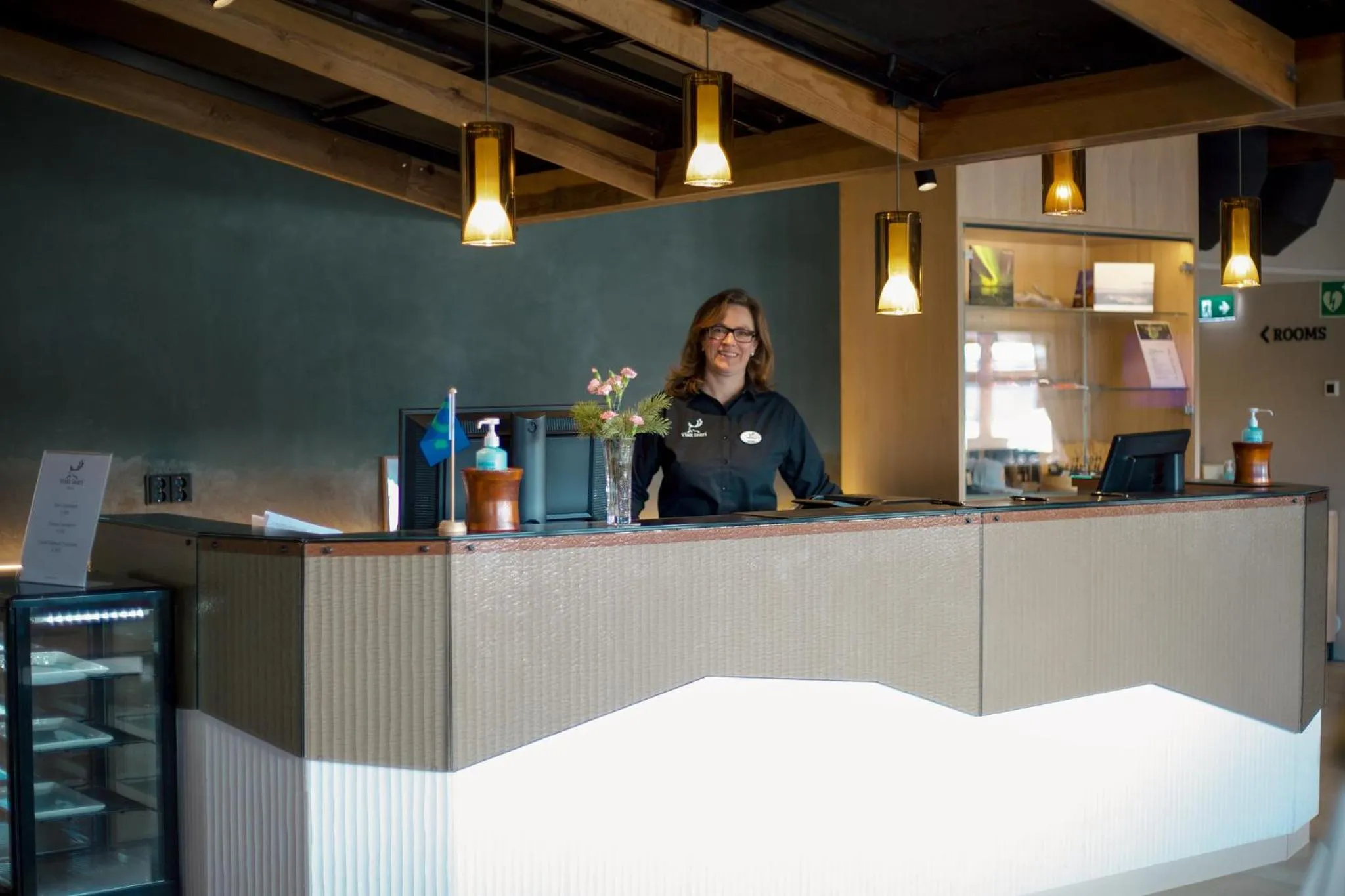 Lobby or reception in Hotel Inari
