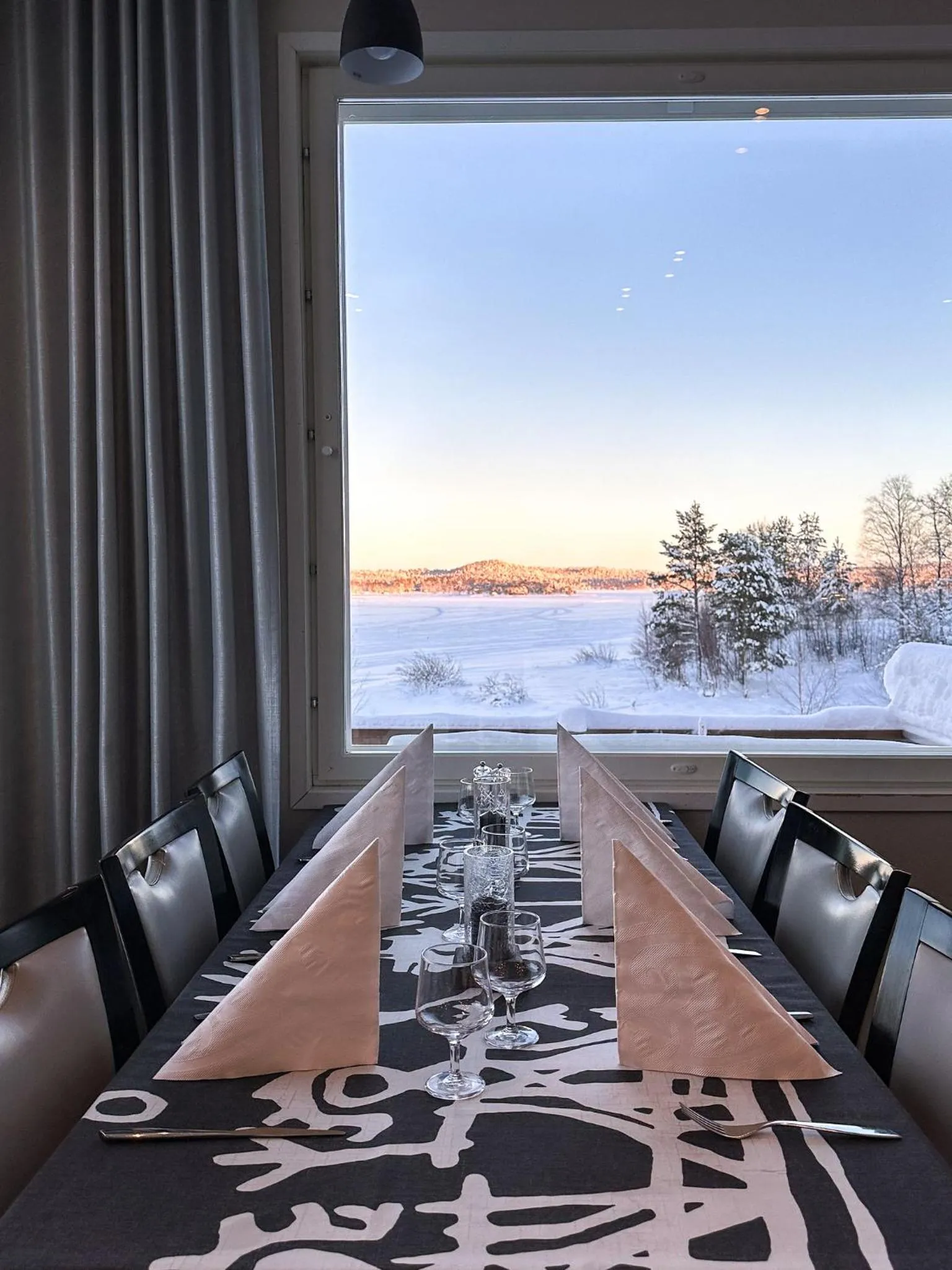 Natural landscape in Hotel Inari