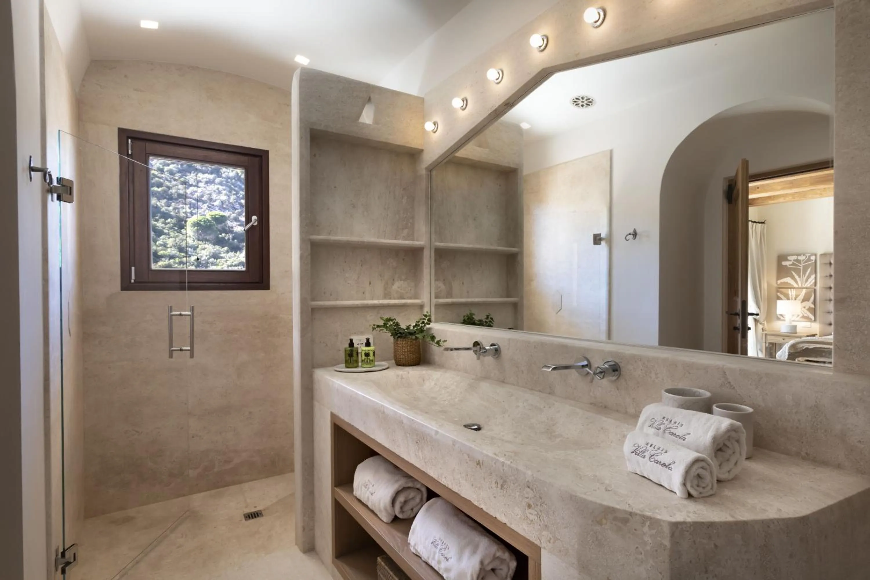 Shower in Relais Villa Carola