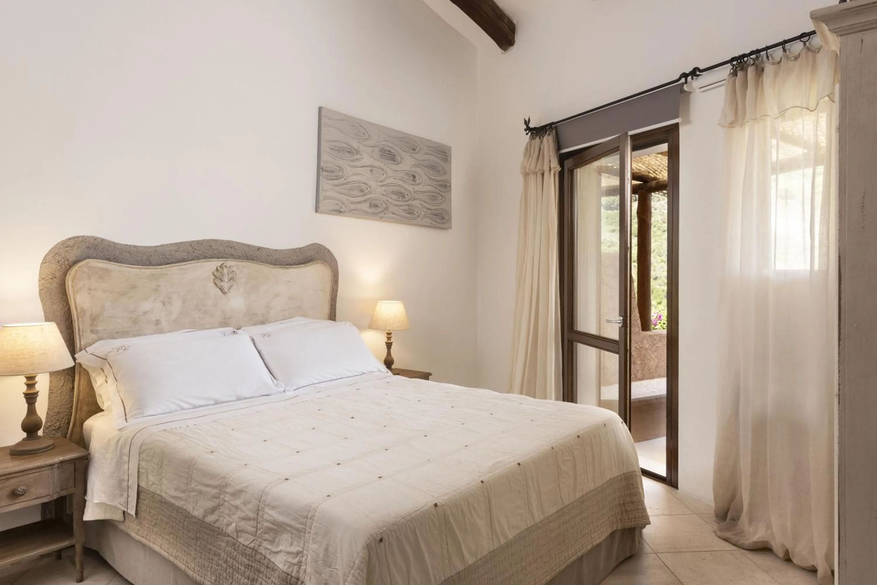 Bed in Relais Villa Carola