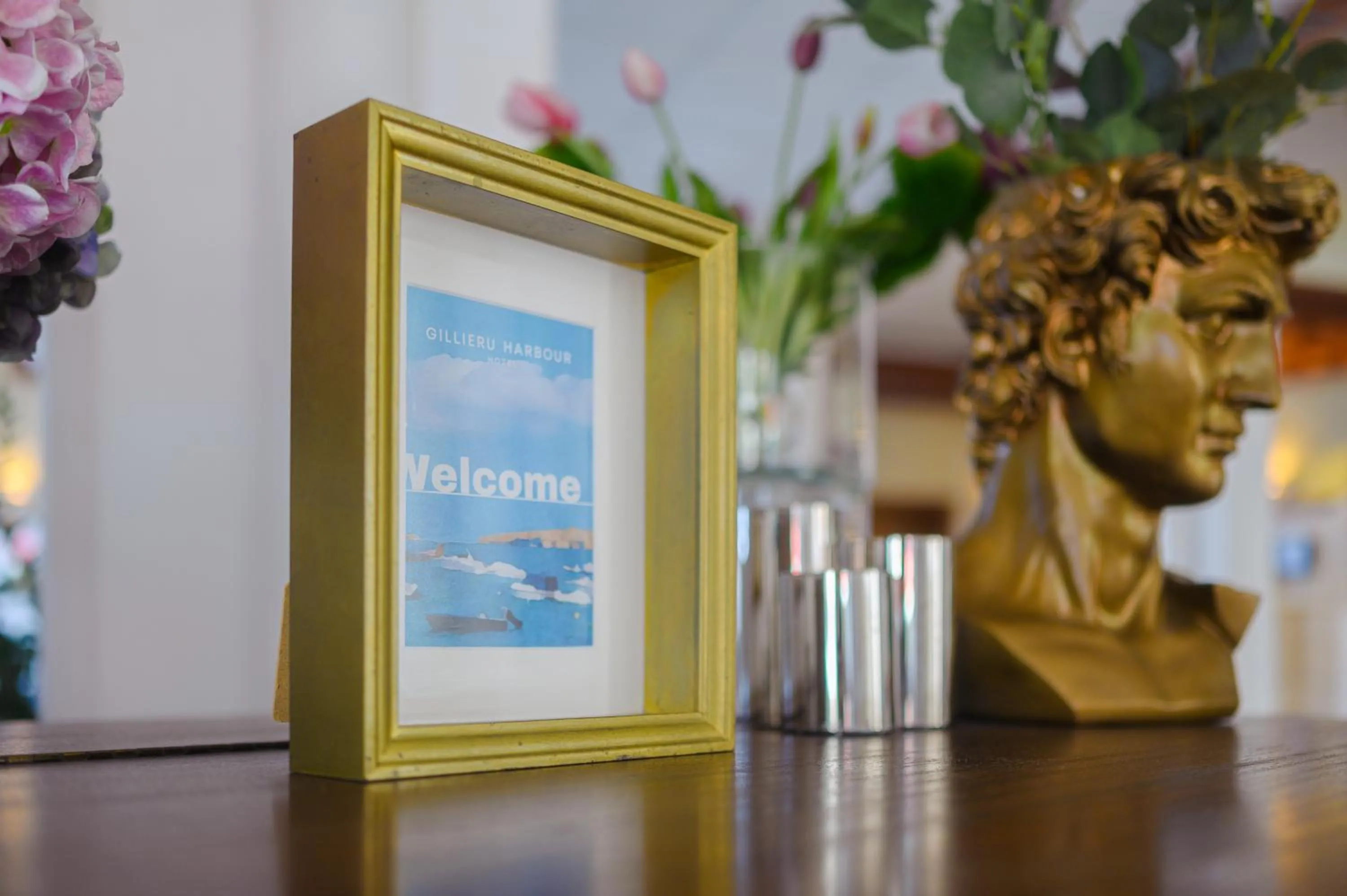 Lobby or reception in Gillieru Harbour Hotel