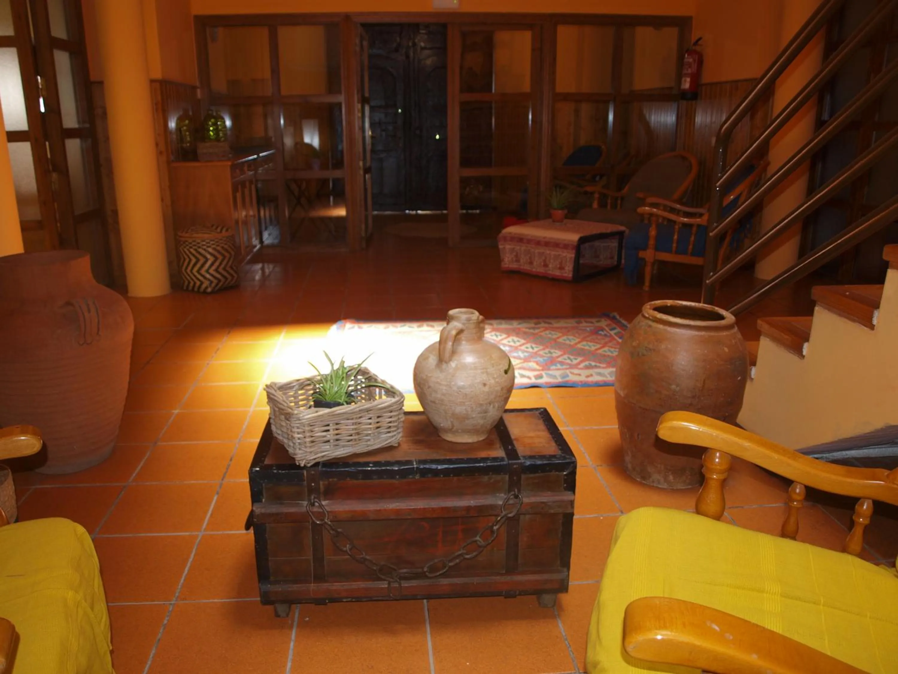 Lobby or reception in Las Huellas de Cameros