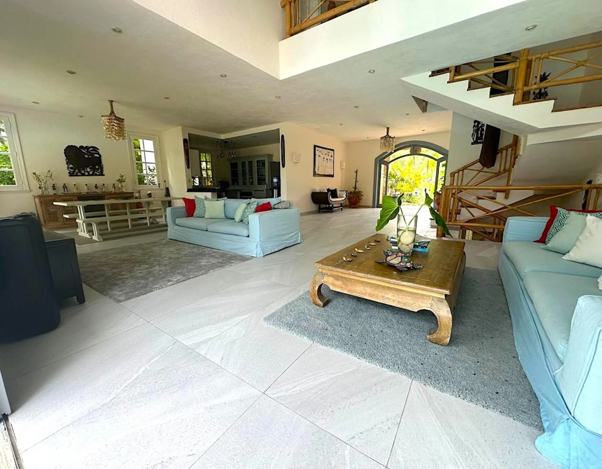 Living room in Villa Zoe