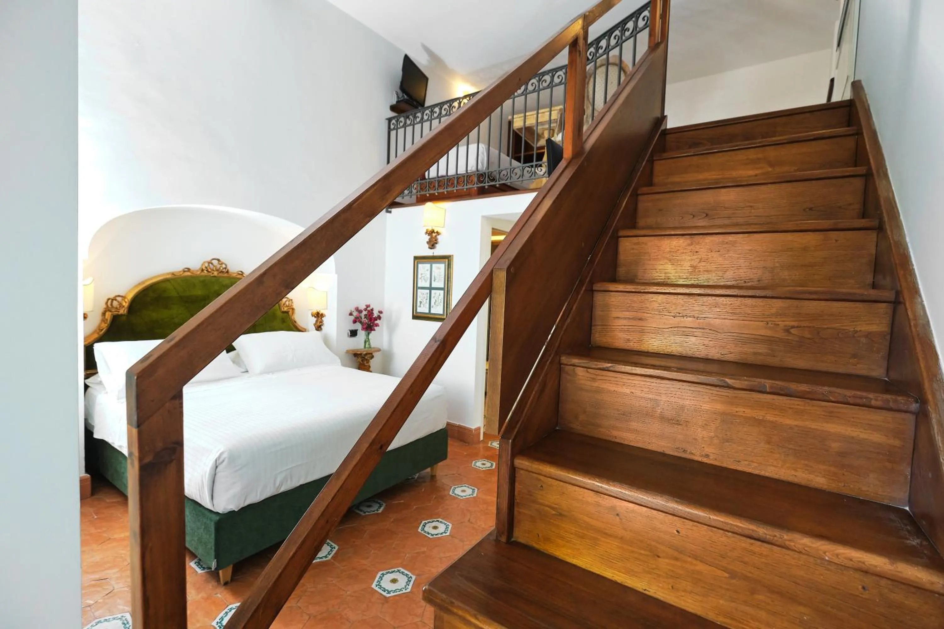 Bedroom, Bed in Hotel Botanico San Lazzaro