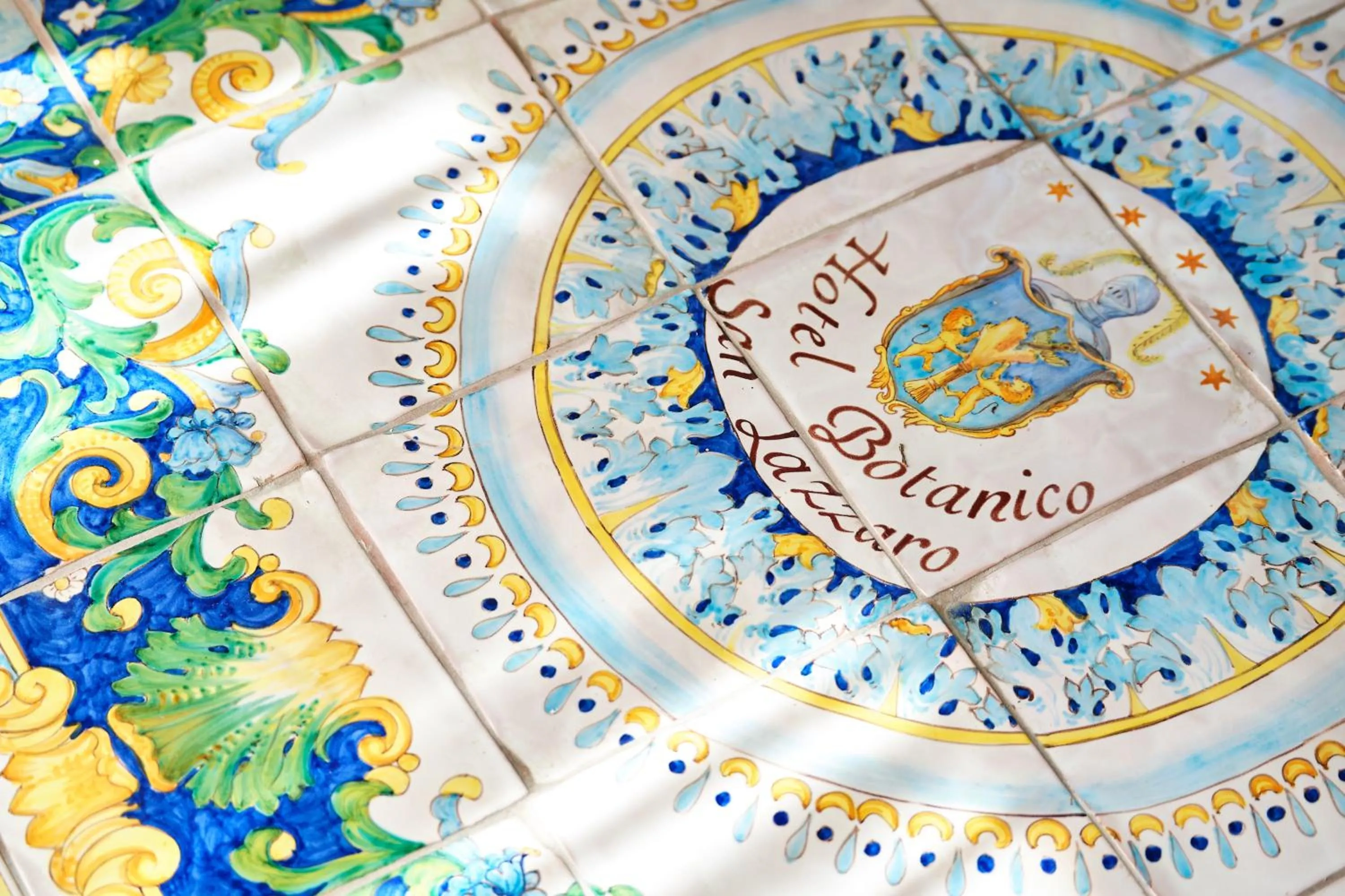 Decorative detail in Hotel Botanico San Lazzaro