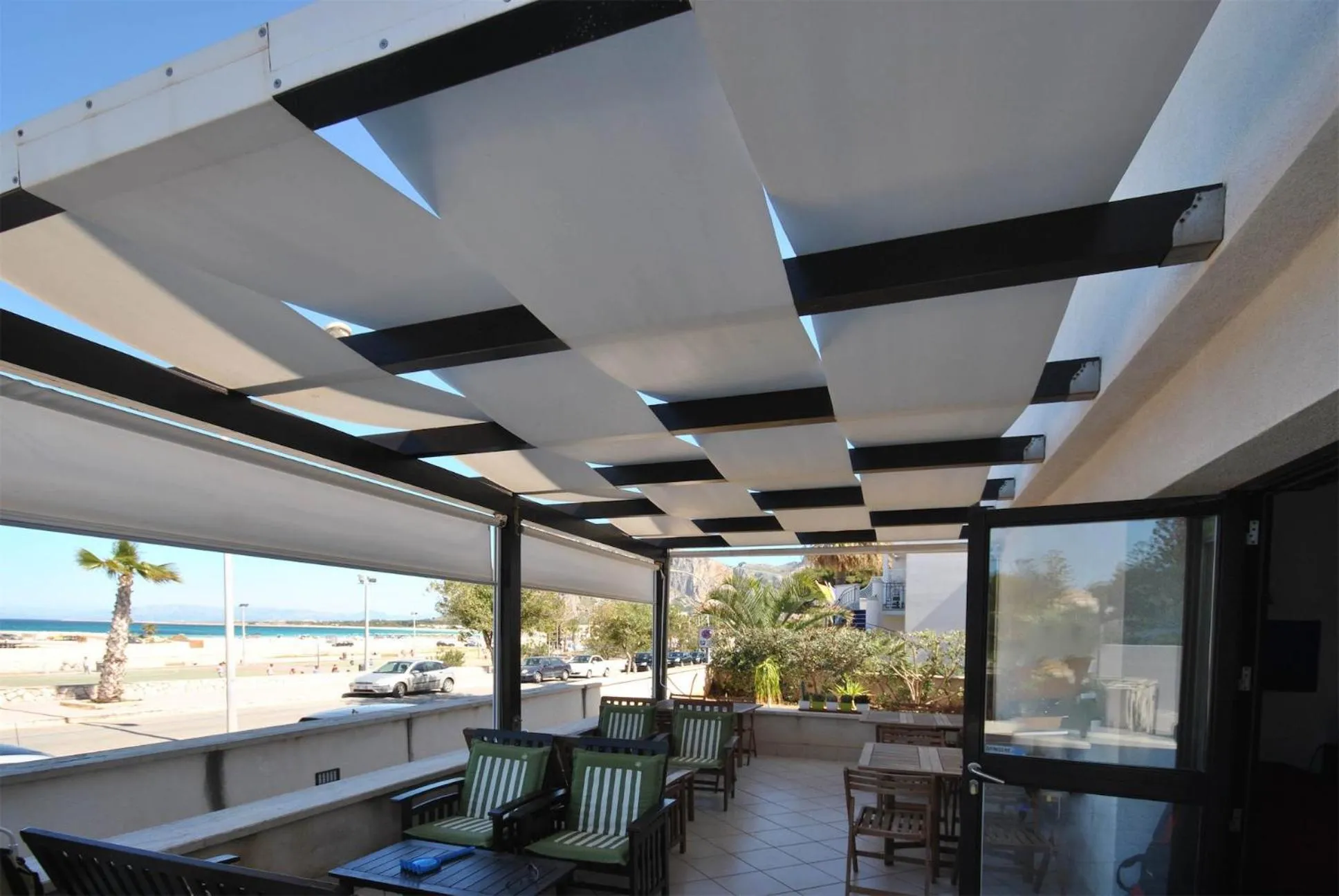 Patio in Villa Faro B&B