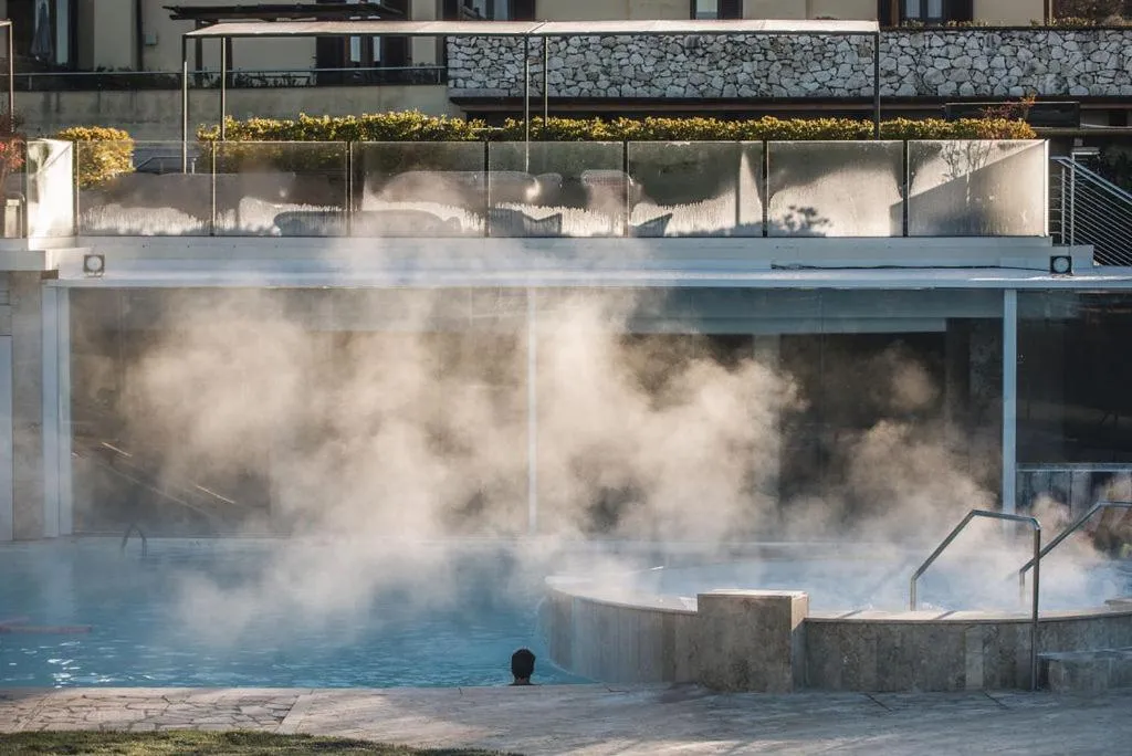 Pool view in San Giovanni Terme Rapolano